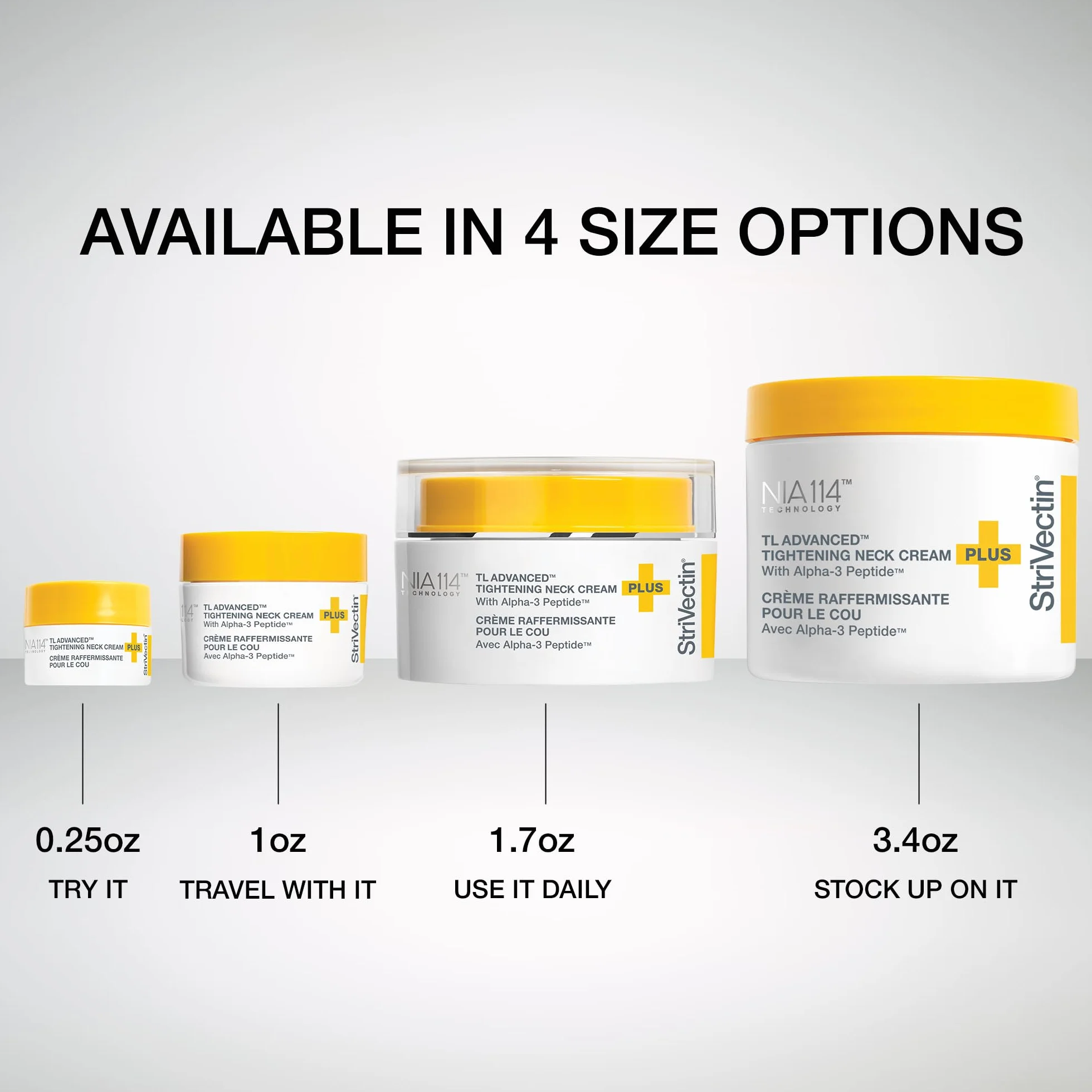 StriVectin Ujędrniający i lift Creme Plus z peptydami alfa-3 do szyi i dekoltu, wygładza zmarszczki i drobne linie, zapewnia miękką, gładką skórę