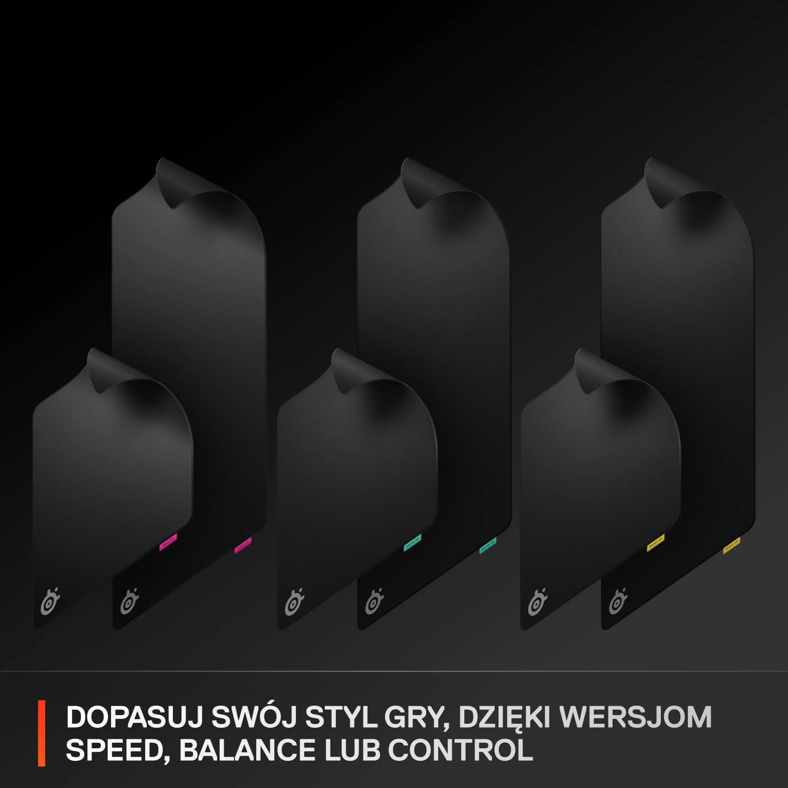 SteelSeries, podkładka QcK XL Performance Speed - Dodatkowa gęstość dająca poślizg - Niskoprofilowe przeszycia krawędzi - Antypoślizgowa podstawa z neoprenu - Rozm. 900 x 400 mm - FPS, MOBA, RTS, MMO
