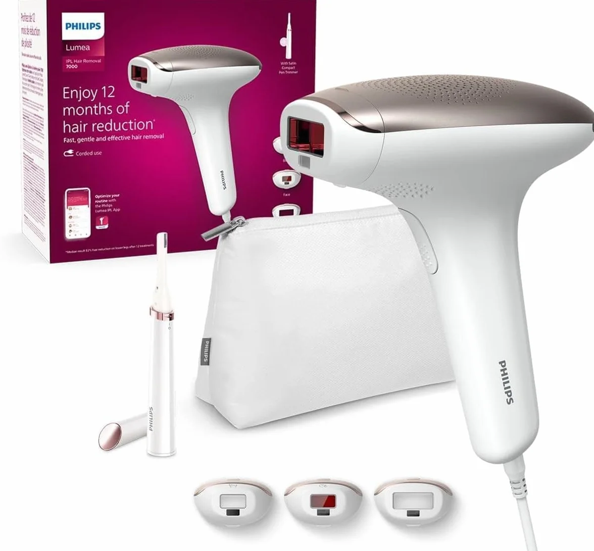PHILIPS Lumea Advanced IPL Depilator Laserowy, Biały, ‎24.8 x 29.7 x 28 cm,