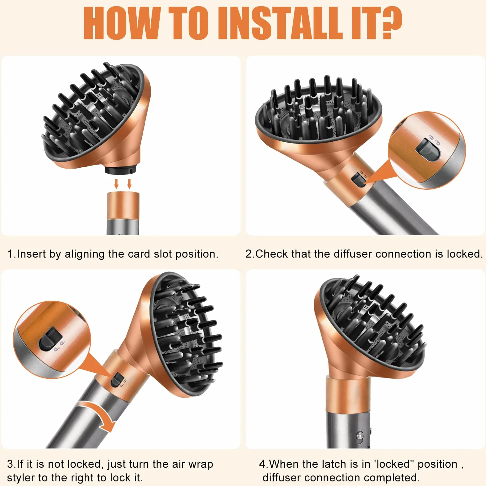 Ulepszona nasadka dyszy dyfuzora do Dyson Airwrap Styler, dyfuzor suszarki do włosów, akcesoria części, 973365-01