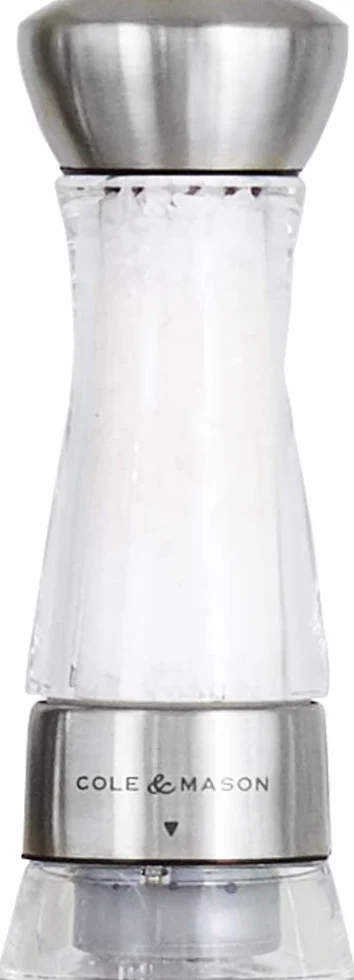 Cole & Mason Windermere młynek do soli Gourmet Precision+ stal nierdzewna/akryl 165 mm