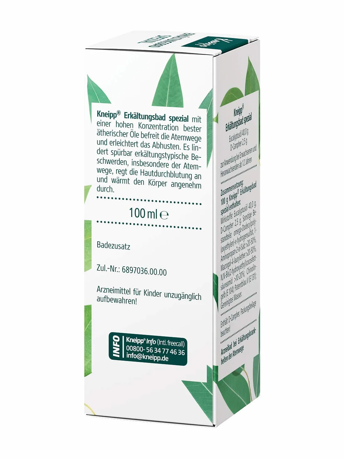 Kneipp Spezial Eucaliptus Olejek do Kąpieli, 100 ml
