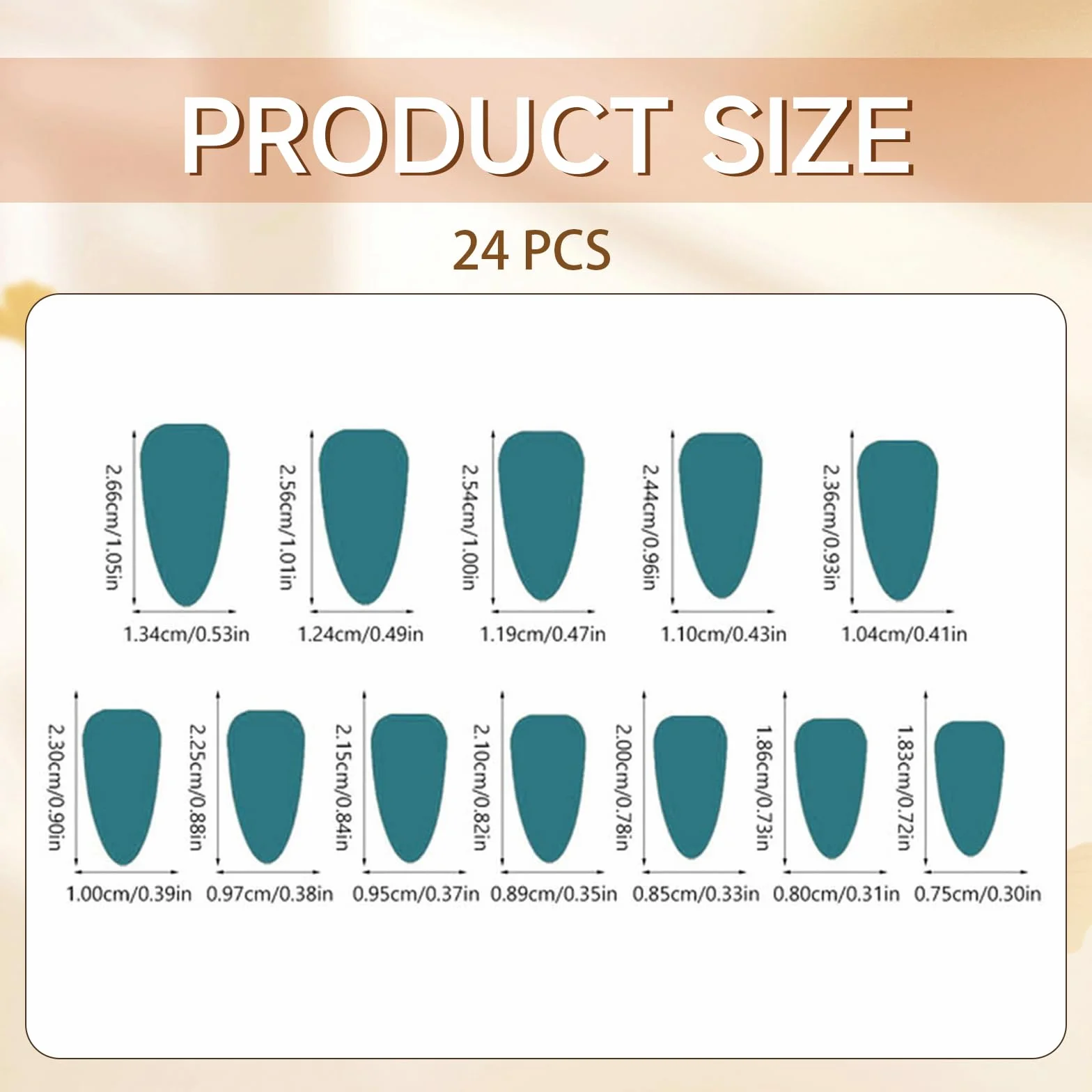 Sztuczne paznokcie migdałowe 3D różowe kwiaty koraliki zestaw do manicure 24 sztuki