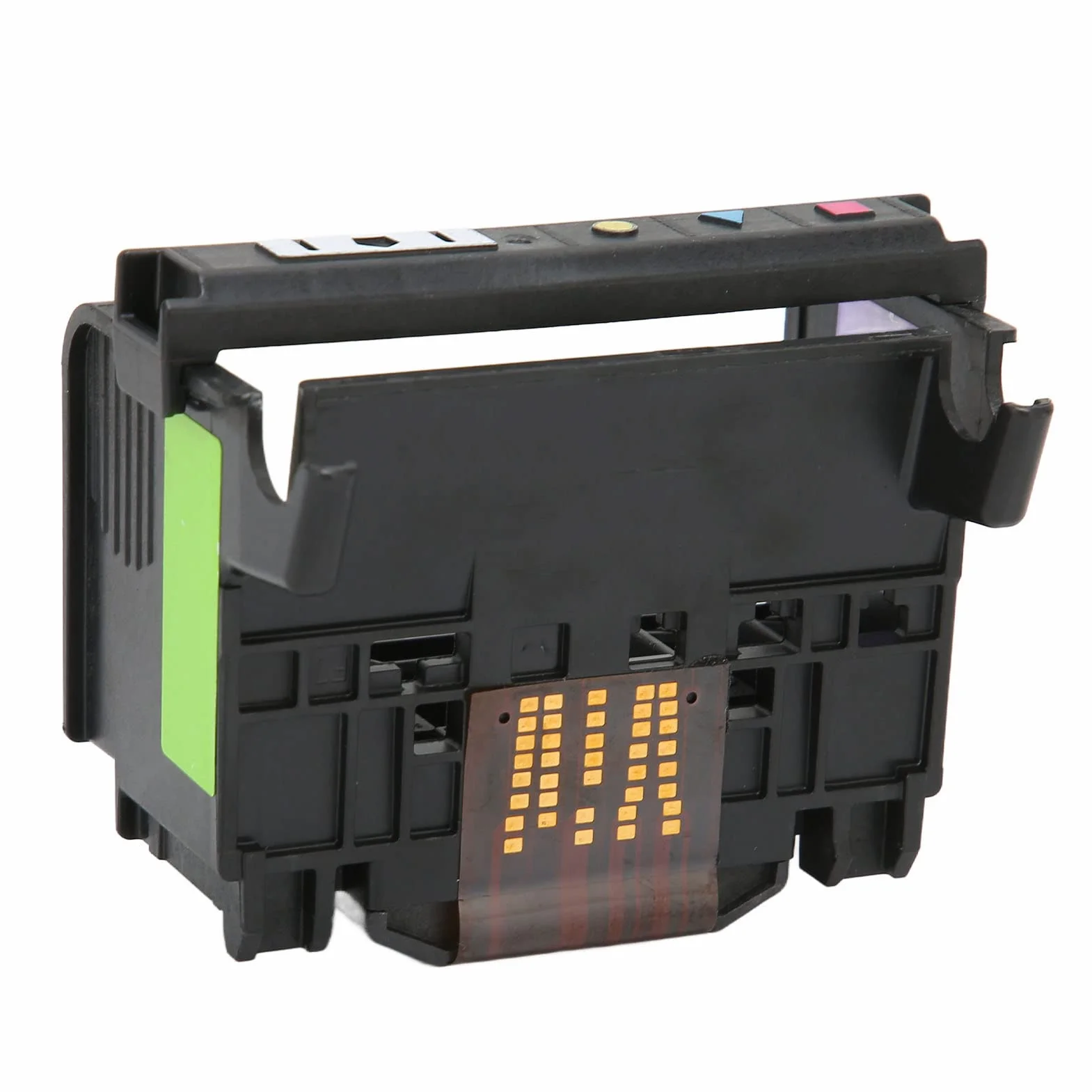 Acouto Głowica drukująca z 4 gniazdami do OfficeJet Pro 6000 7000 6500 6500A 7500A zamiennik głowicy drukującej przezroczysty nadruk ABS nadruk 4 gniazda głowicy drukującej zamiennik głowicy