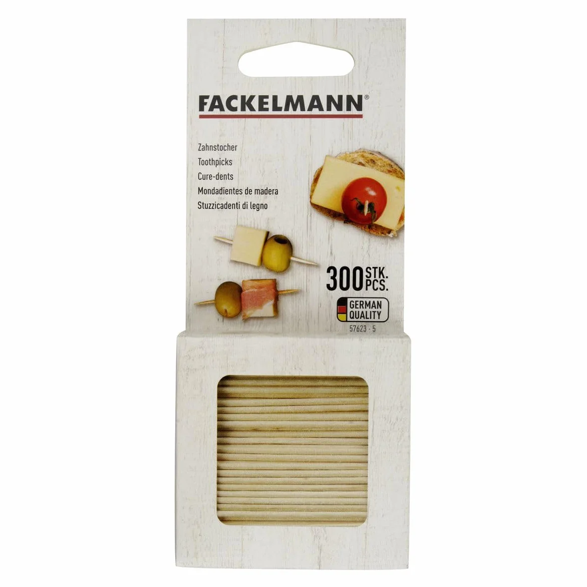 Fackelmann Wykałaczki Kuchenne 68 mm Jasnobrązowy