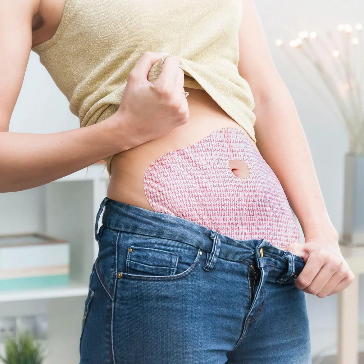 Plastry wyszczuplające brzuch, plaster odchudzający tłuszcz - naturalna formuła kofeiny zielona herbata, dyskretne kleje - antycellulitowa plaster Detox - 40 plastrów Detox