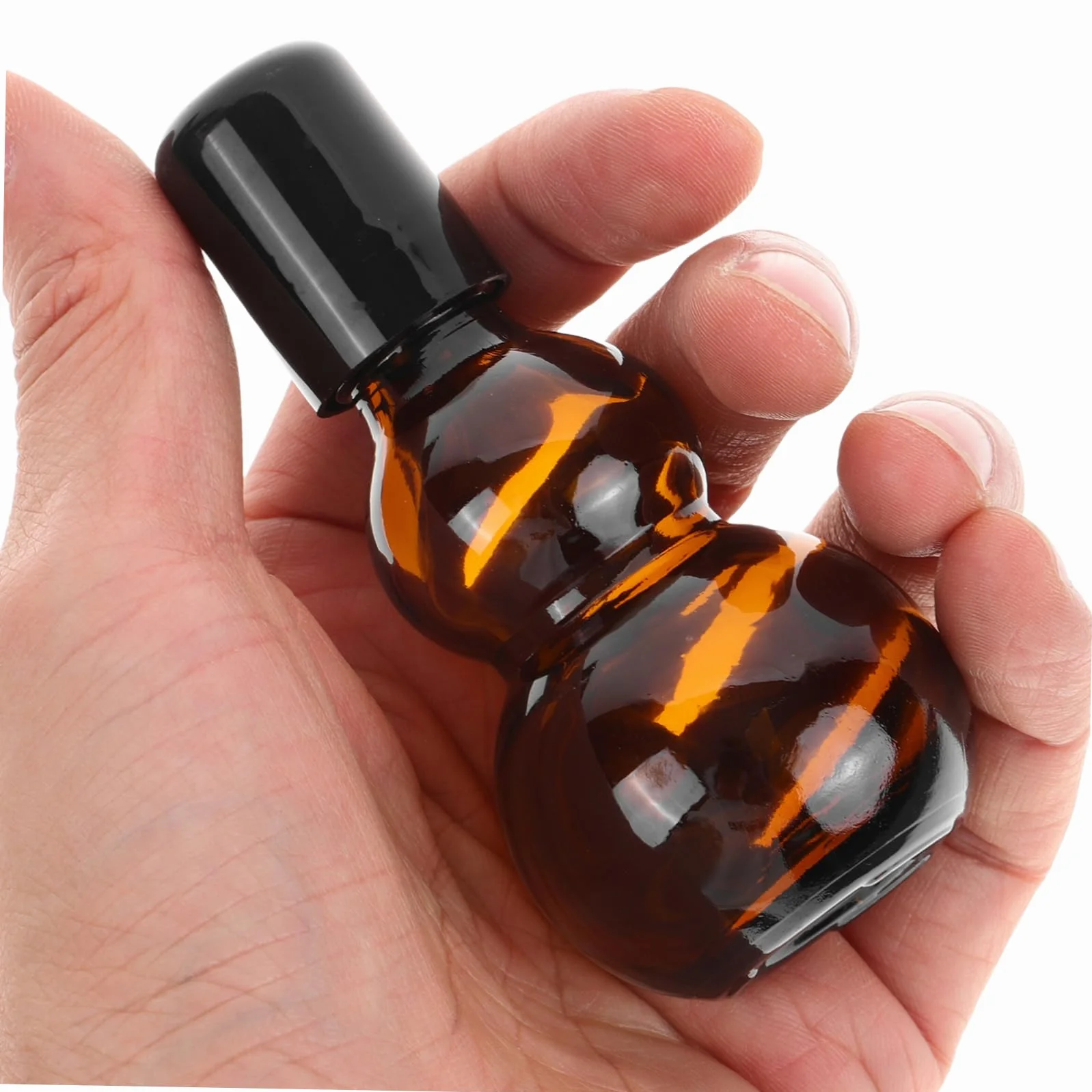 Didiseaon 10 Sztuk Tykwa Kulkowa Butelka Olejku Esencja Sub-Butelka Pusta Perfum Szklana Pojemnik Na Perfumy Butelki Wielokrotnego Użytku Dekoracyjne Butelki Perfum