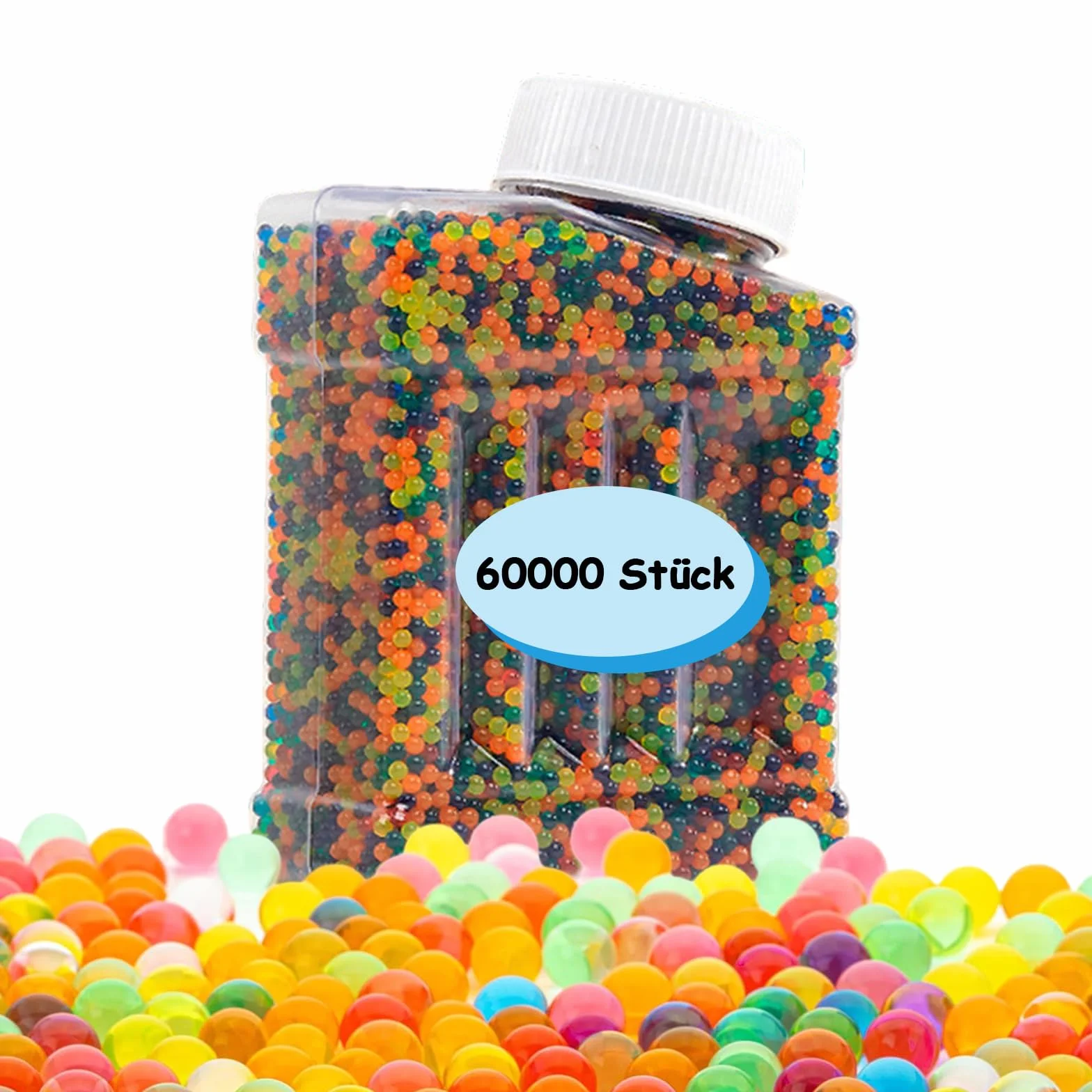 Kolorowe koraliki żelowe 60 000 szt. DIY nietoksyczne do wazonu dekoracji