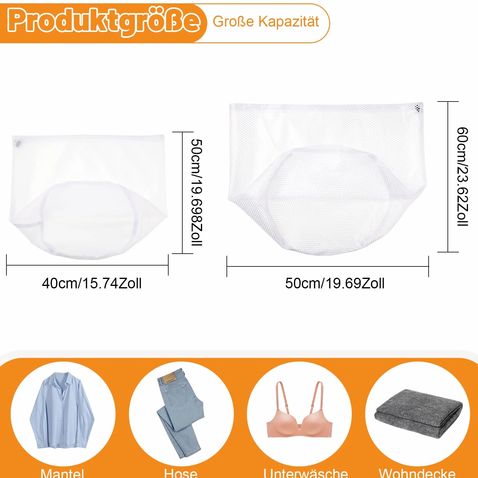 Dntorx 4 siatki na pranie do pralki, worki na pranie, worek na pranie, worek na pranie, worek ze sznurkiem do ściągania koszulek, swetrów, płaszczy, dżinsów, bielizny, ubrania dla niemowląt (40 x 50