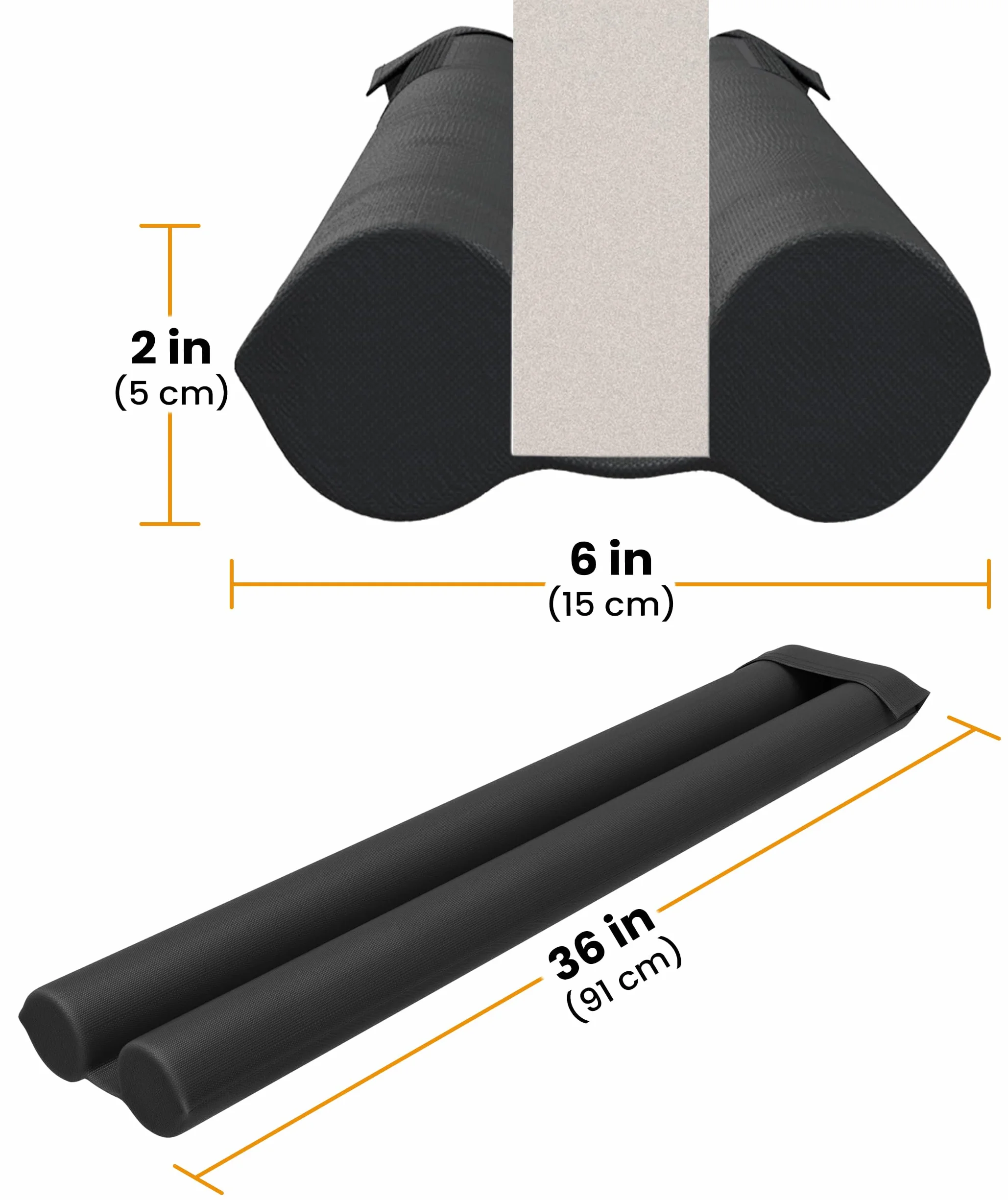 Everlasting Comfort Wyłącznik pod drzwi piankowy 5 cm uszczelnienie dolnej części drzwi 76-91 cm dwustronny ogranicznik przeciągu