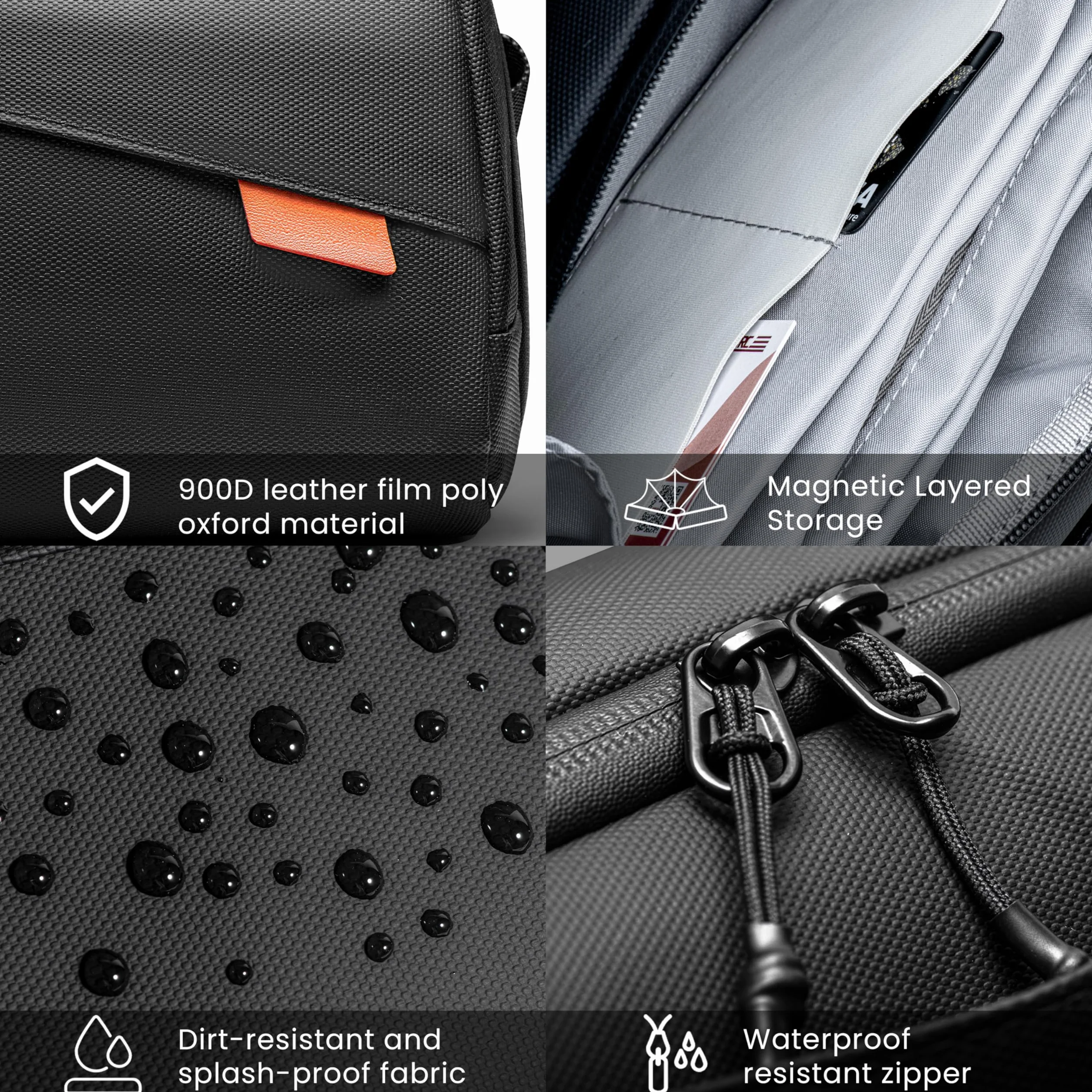Tomat Pocket 3 Torba do Przenoszenia DJI Osmo Pocket 3/Osmo Mobile 6, Przenośna Duża Torba Podróżna Tech Pouch Organizer Wodoodporna Wielowarstwowa All in One dla Insta360 X4