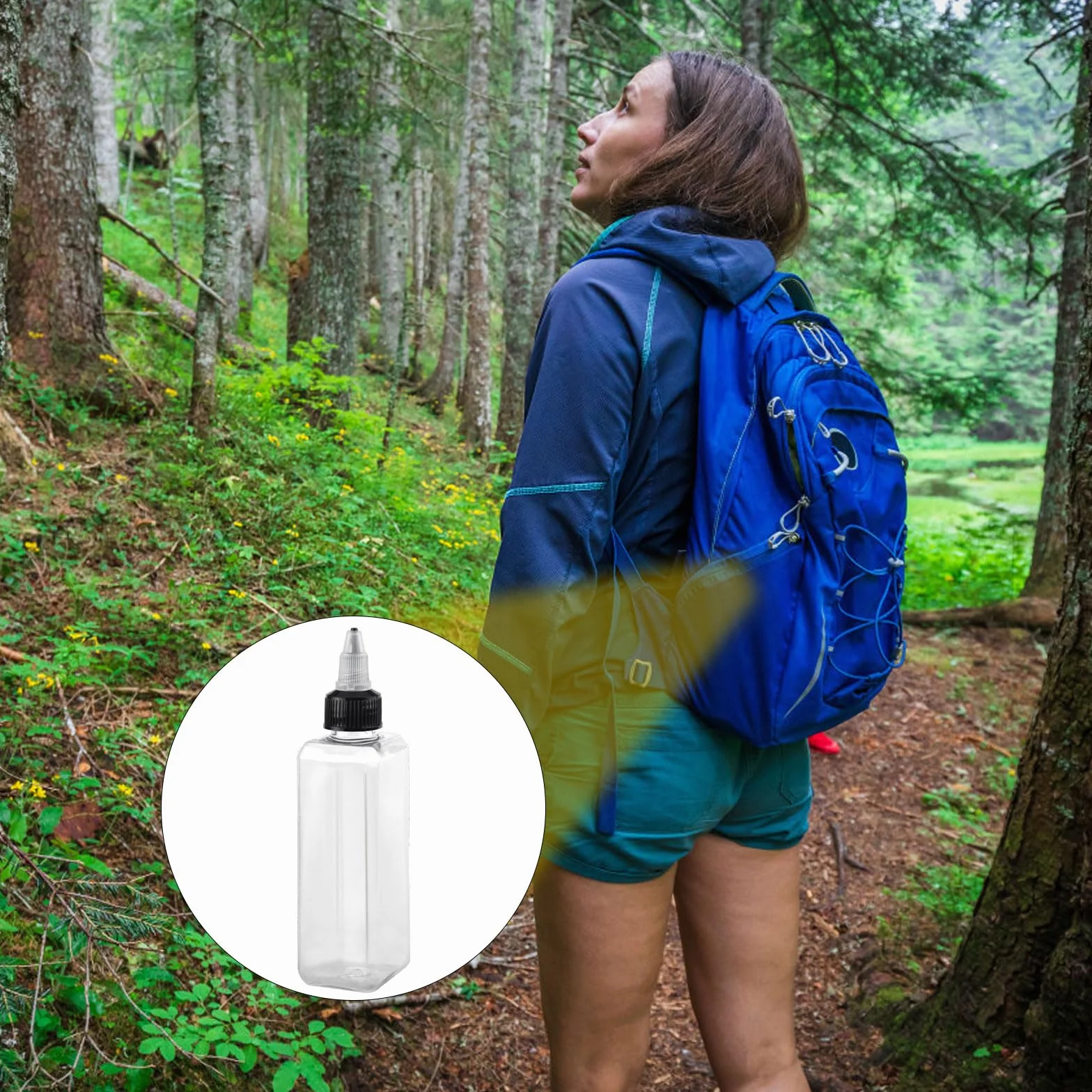 APOMOONS 8 sztuk butelek 100ML dozownik do oleju plastikowy pojemnik na olej sos ocet