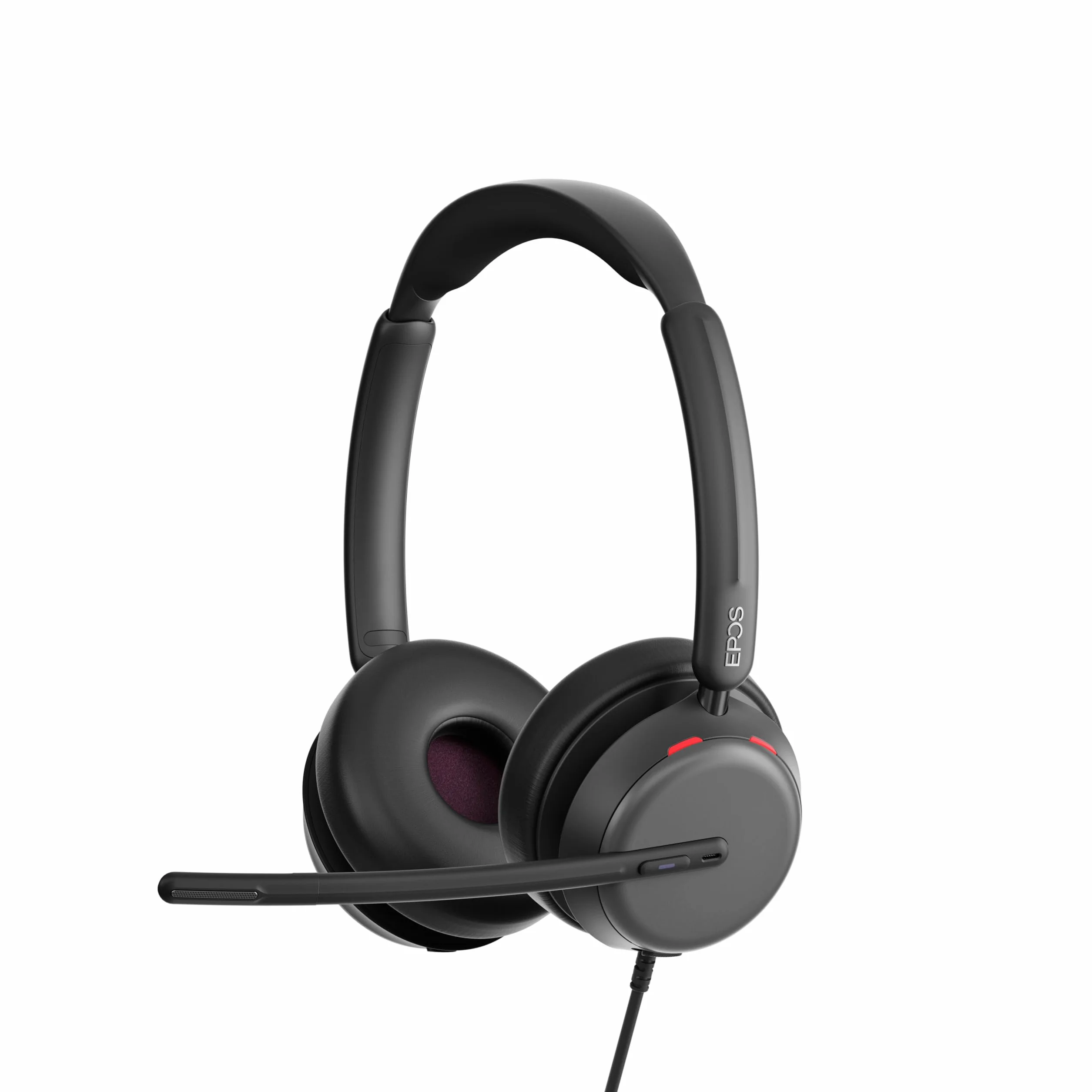 EPOS IMPACT 860T ANC Dwustronny przewodowy zestaw słuchawkowy z aktywną redukcją szumów, certyfikat Microsoft Teams, USB C i USB A, super szerokopasmowy dźwięk, idealny do połączeń biurowych