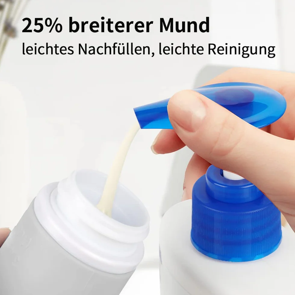 Opret Zestaw silikonowych butelek podróżnych, 100 ml, 3 sztuki, szczelne, do wielokrotnego napełniania, przenośne pojemniki do szamponu, kremów, odżywki, nie zawierają BPA i posiadają certyfikat TSA