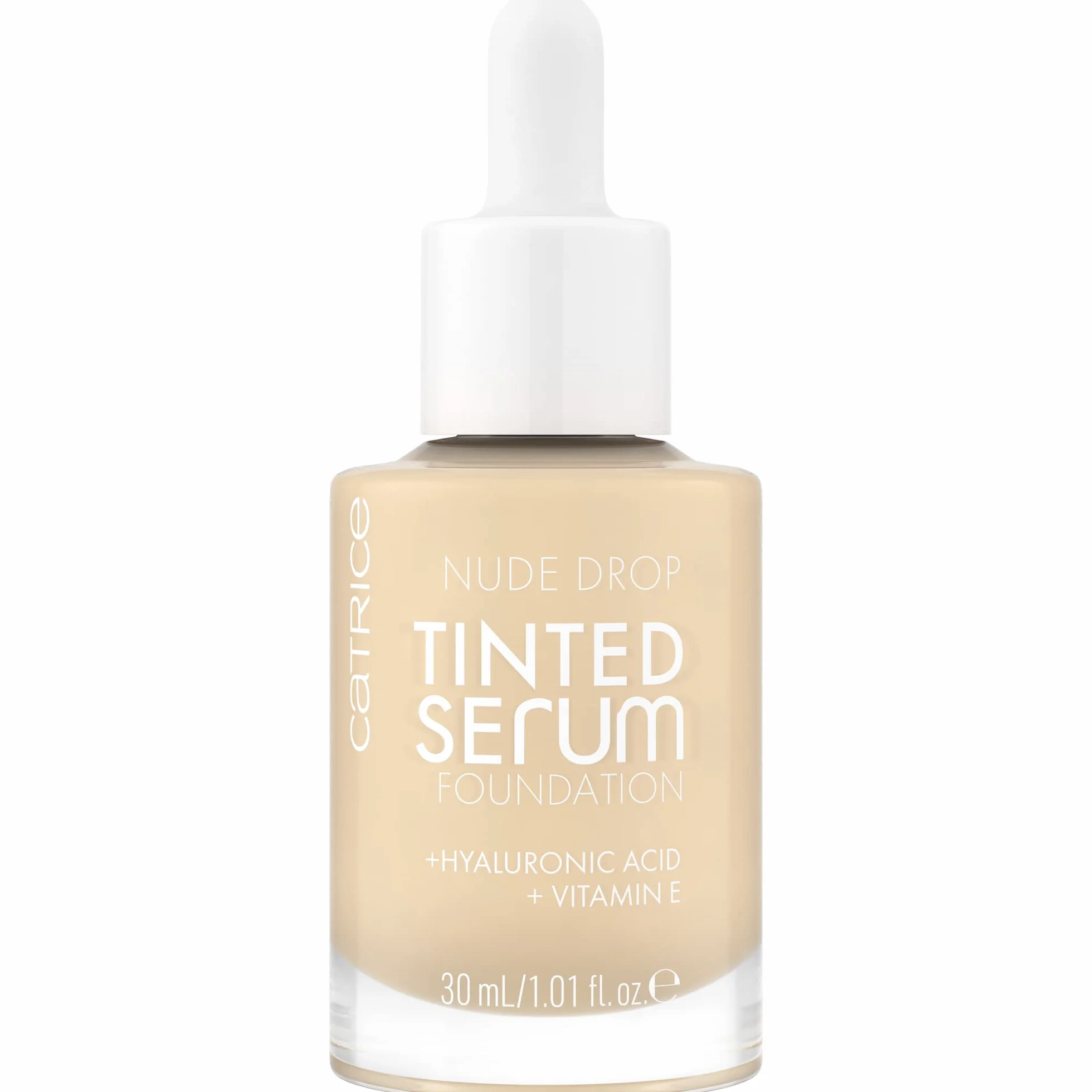 Catrice Podkład Nude Drop Tinted Serum, długotrwały, matujący, opieka, naturalny, matowy (30ml)