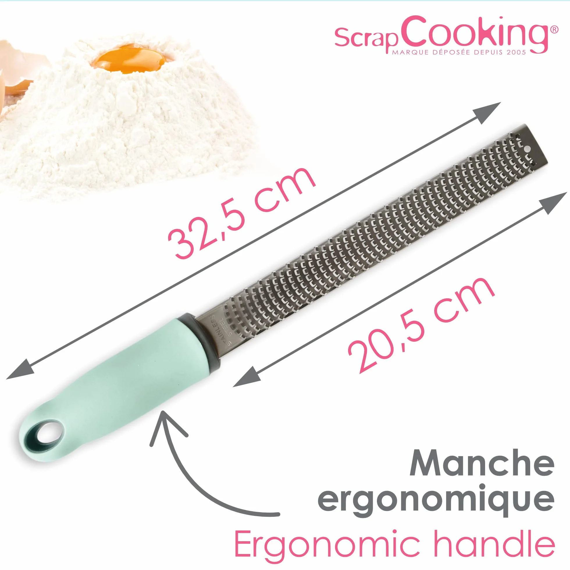 Zesteur Do Zesterów Agrum Cytryny Pomarańczowy Zielony Wodny ScrapCooking