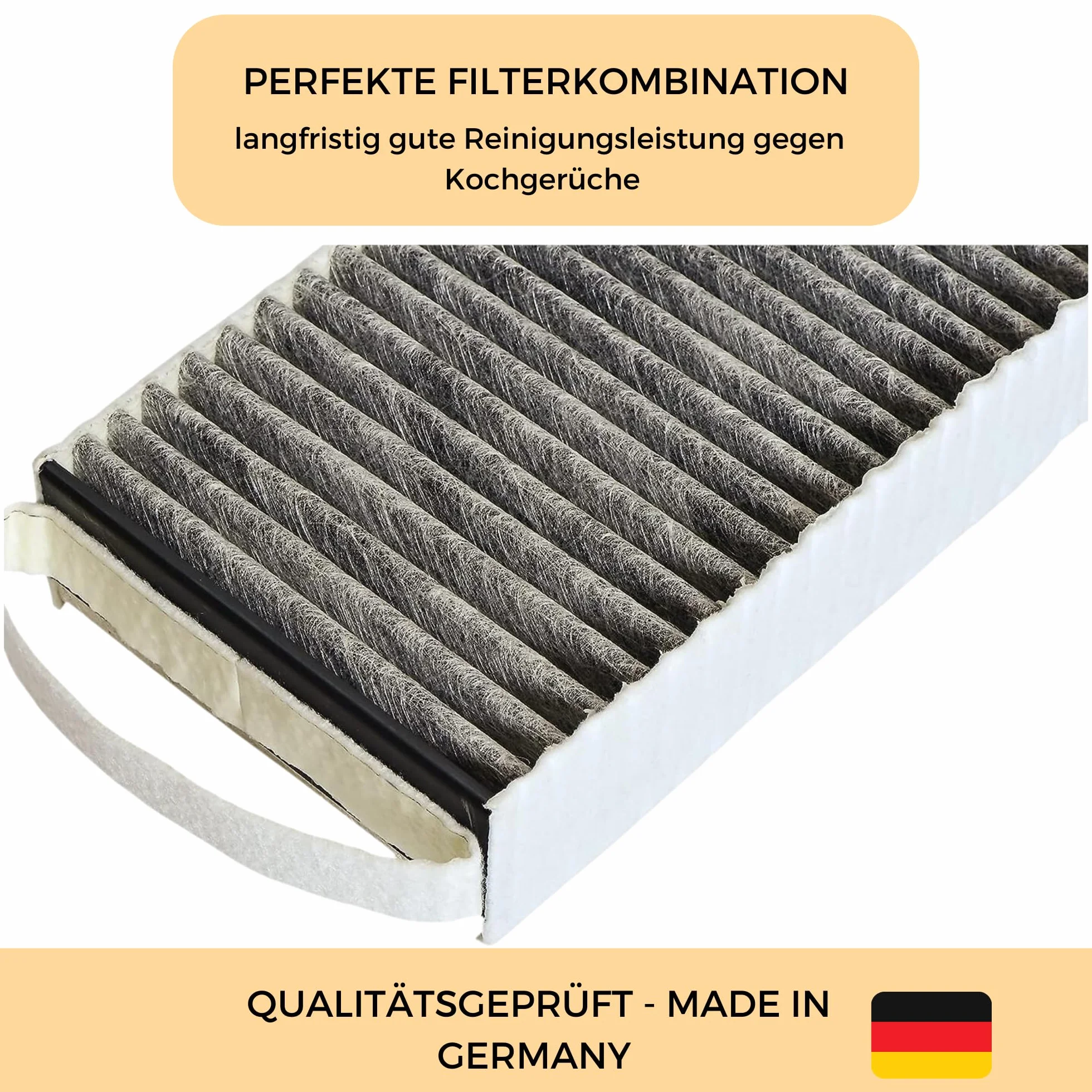 Kompatybilny filtr zamienny do Bora Pure – kompatybilny z PUAKF, Puru, Pure X – filtr z węglem aktywnym z powłoką zapobiegającą rybom – Made in Germany