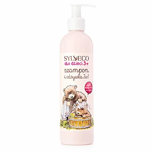 Sylveco Dzieci Szampon Odżywka 2w1 Malinowa 300ml