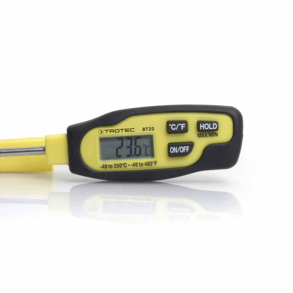 TROTEC BT20 cyfrowy termometr kuchenny zakres pomiaru -40°C do +250°C