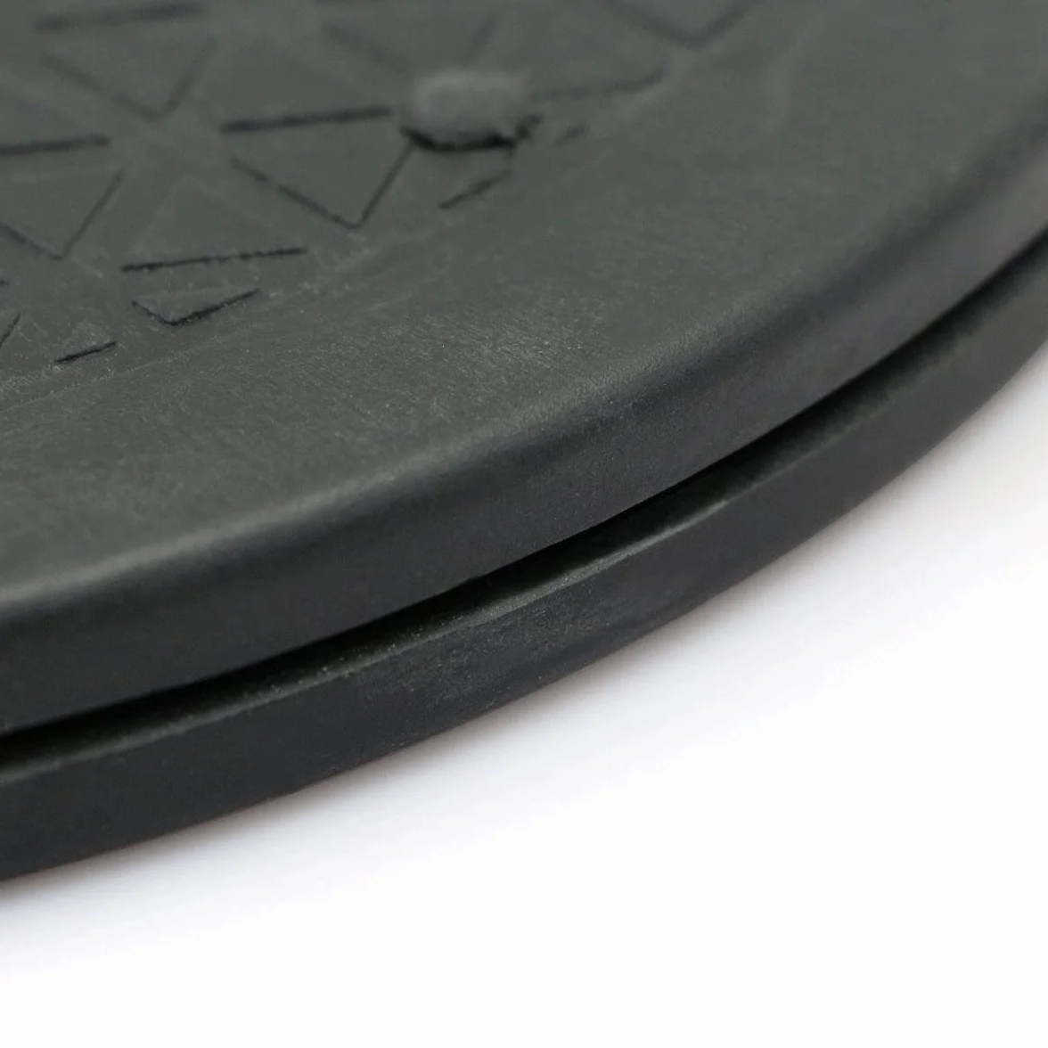 Obrotowa platforma 25 cm, stalowe łożyska kulkowe, 360 stopni, czarna