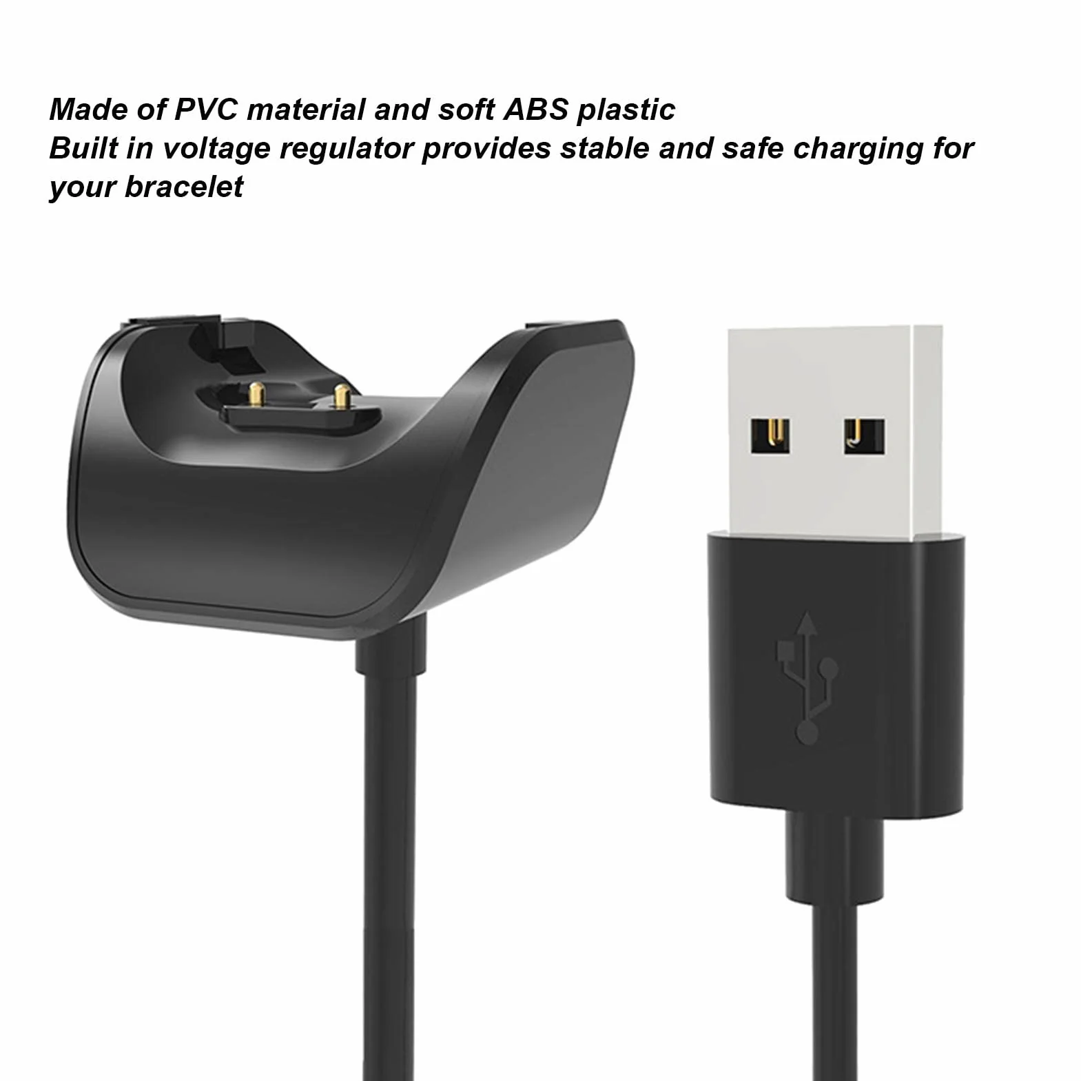 Ładowarka do Inteligentnego Zegarka Kabel USB do ładowania Wymiana Przewodu do Fit 2 SM-R220, 3,3 Stopy