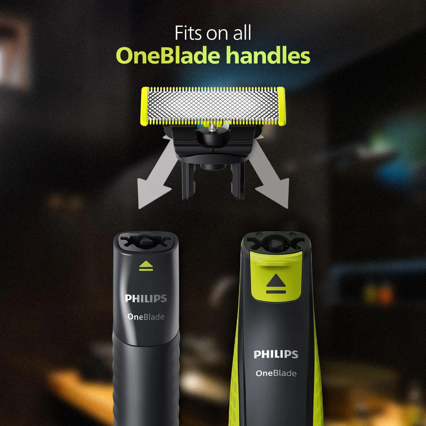Philips Oneblade wymienne ostrze, 2 wymienne ostrza, Qp220/51 (limonkowe)