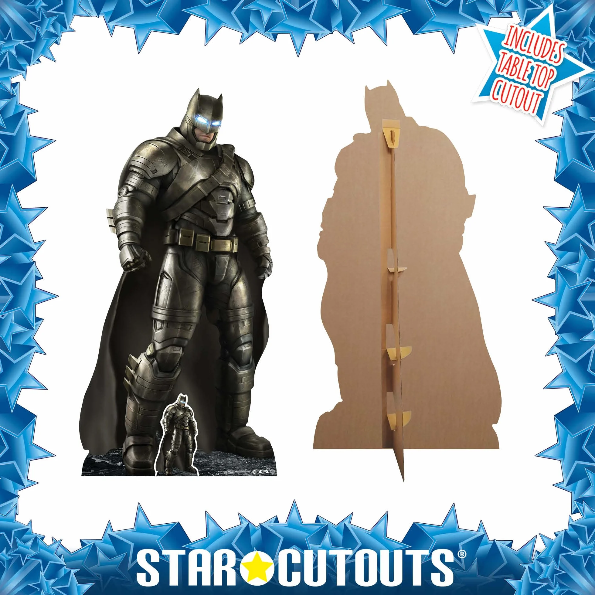 STAR CUTOUTS SC1292 Warner Brothers Lifesize karton pancerny Batsuit Ben Affleck Superbohater 193 cm
