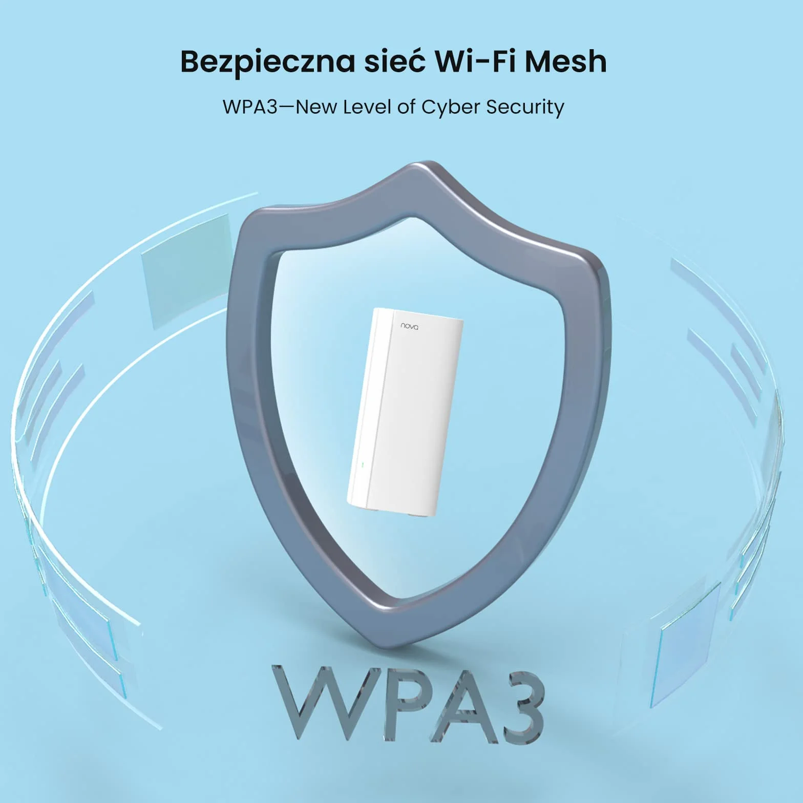 Tenda Nova MX12 Mesh WLAN System – AX3000 Wi-Fi 6 Dualband Mesh Set – zalecany do domów z 1-2 sypialniami – 6 x port Gigabit – zastępuje router i repeater – sterowanie za pomocą aplikacji – WPA3, 2