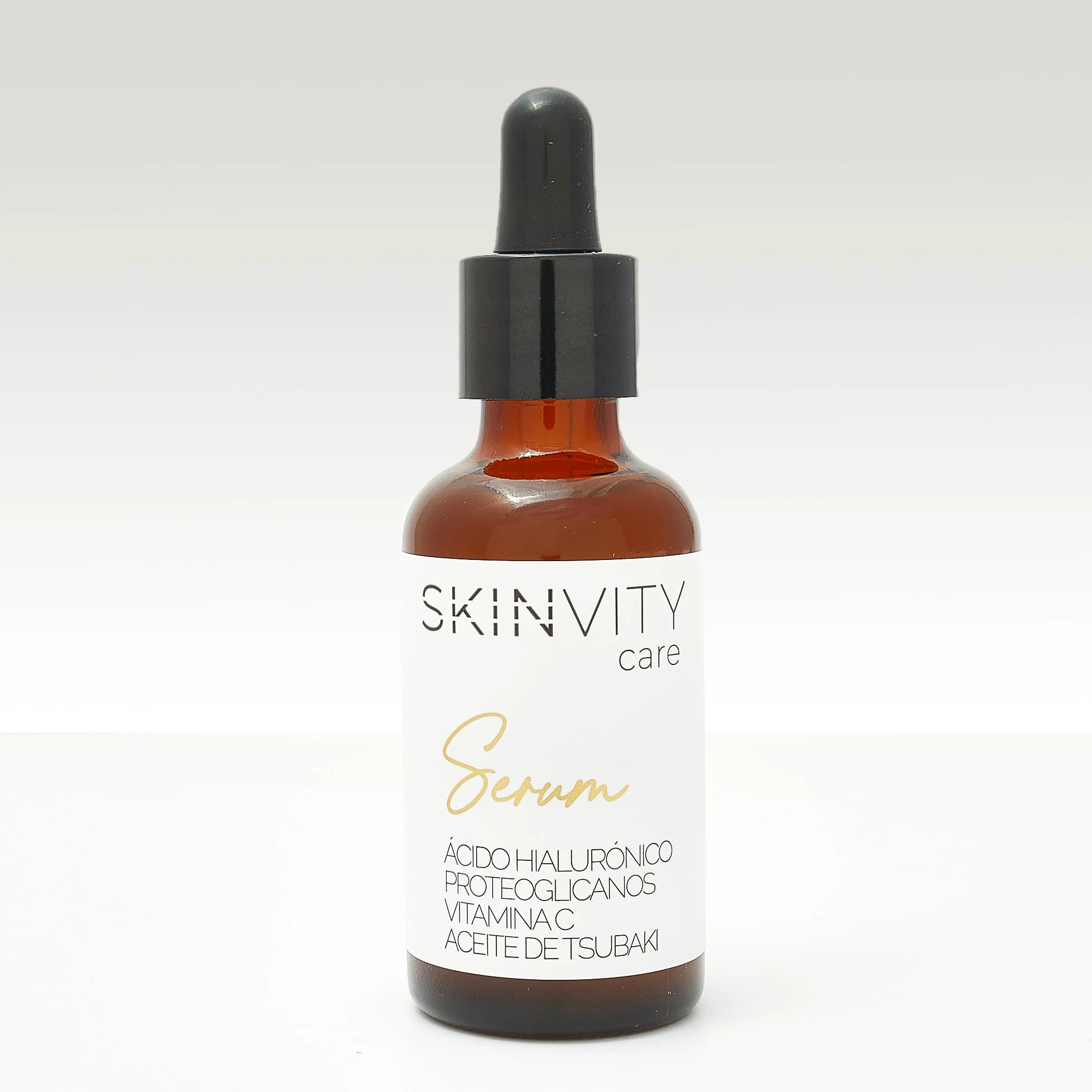 SKINVITY Serum do twarzy z kwasem hialuronowym, witaminą C, proteoglikanami i olejem Tsubaki