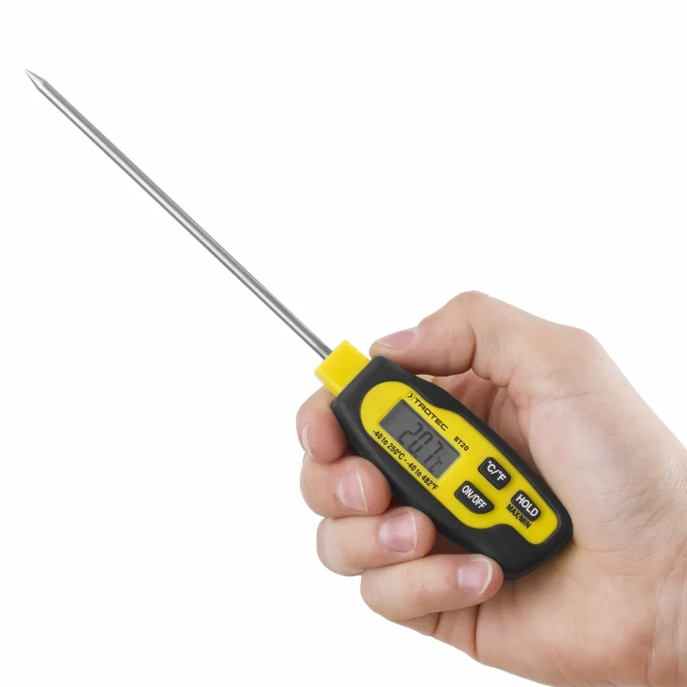 TROTEC BT20 cyfrowy termometr kuchenny zakres pomiaru -40°C do +250°C