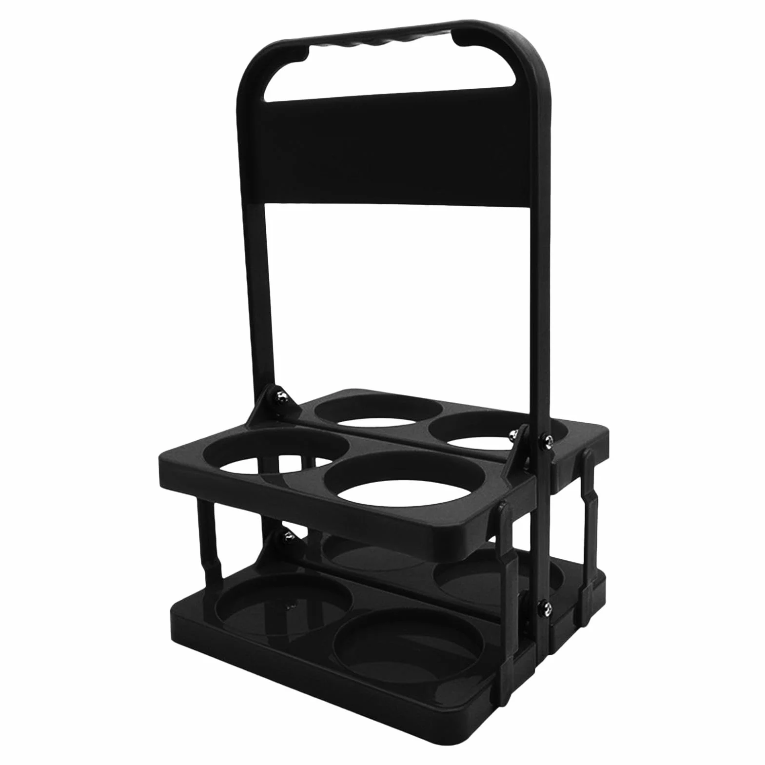 Foldable Wine Holder Rack Bottle Carrier 12.6x7.48x7.09 inches Beer Basket Cup for Gym Outdoor