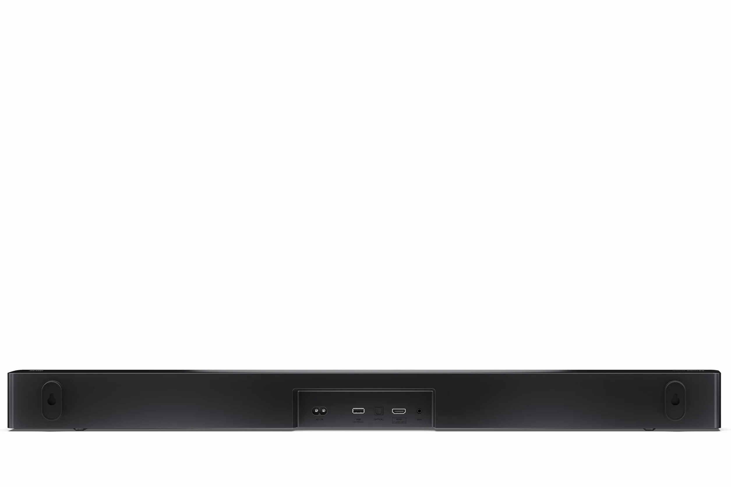 SHARP HT-SBW310 2.1-kanałowy ultracienki bezprzewodowy subwoofer, ROKU Ready, maks. moc 330 W – Dolby Atmos, DTS Virtual:X, HDMI eARC, Bluetooth 5.3, odtwarzanie przez USB, montaż na ścianie – czarny