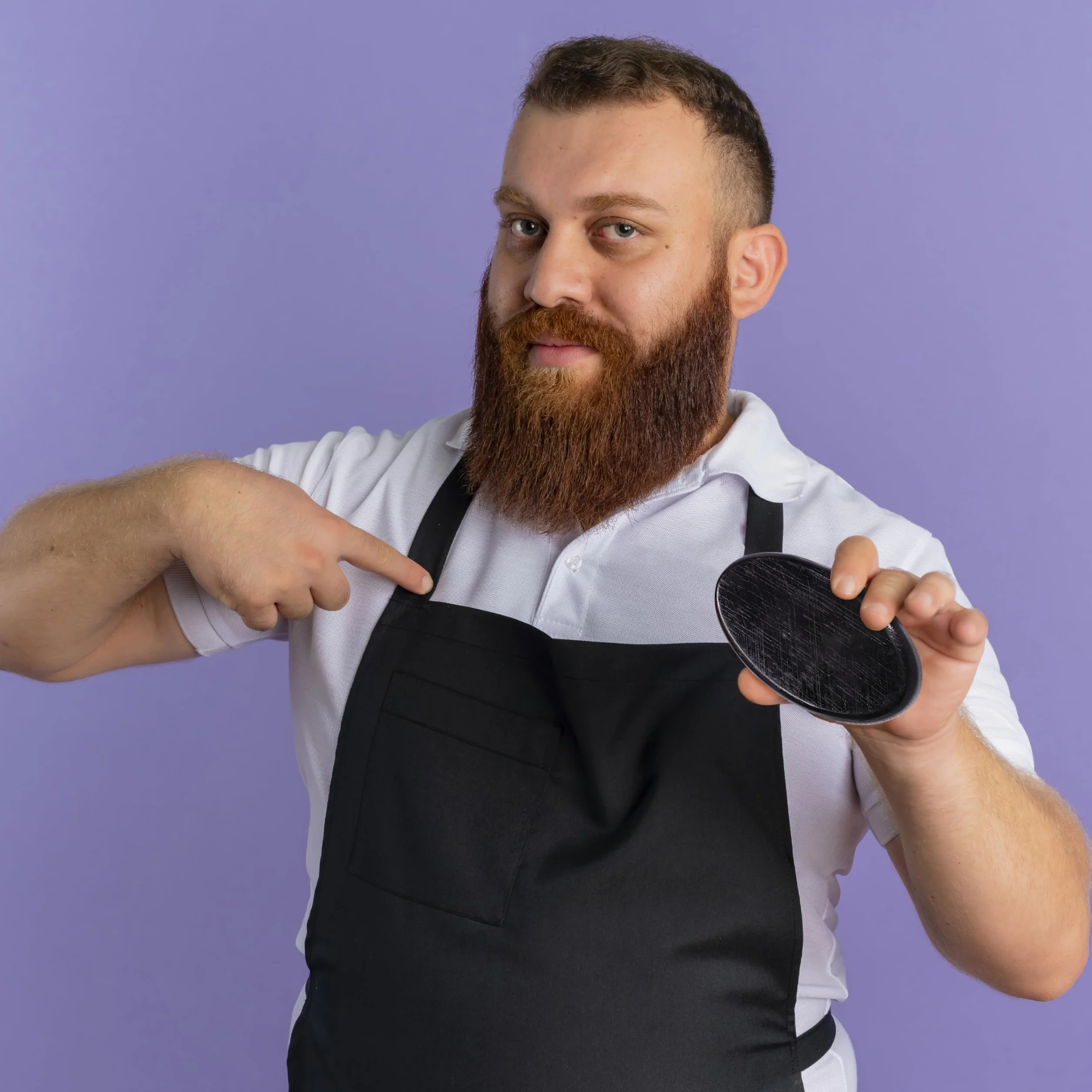 Retoo Szczotka do brody, czarne drewno, szczotka z wegańskim włosiem do codziennej pielęgnacji brody, owalna, drewniana szczotka do brody, prezent dla mężczyzn, szczotka do pielęgnacji brody