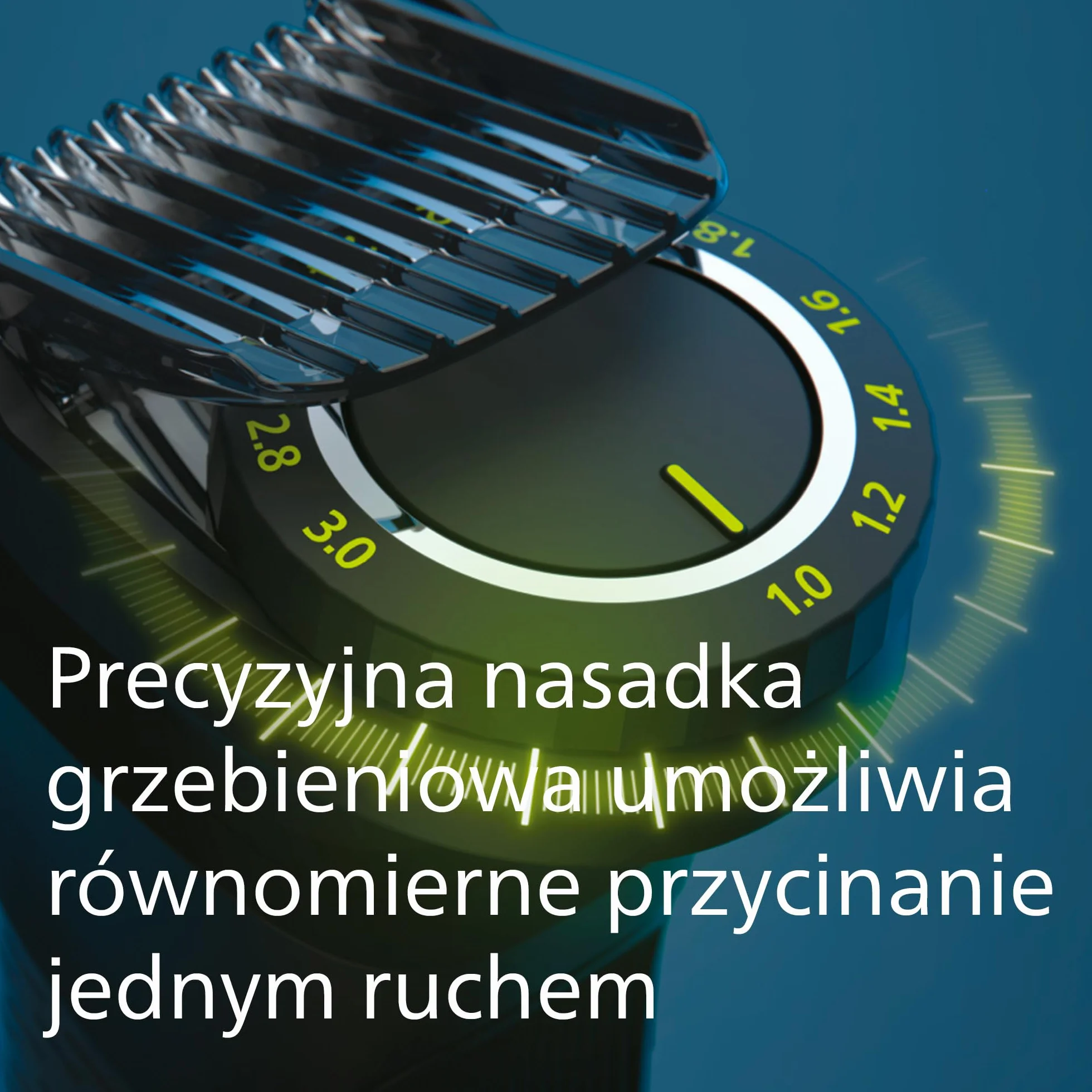 Philips Trymer wielofunkcyjny z serii 7000, multigroom 14 w 1 do twarzy, głowy i ciała, jedno narzędzie — najwyższa precyzja, 21 ustawień długości (0,5-16 mm) (model MG7930/15)