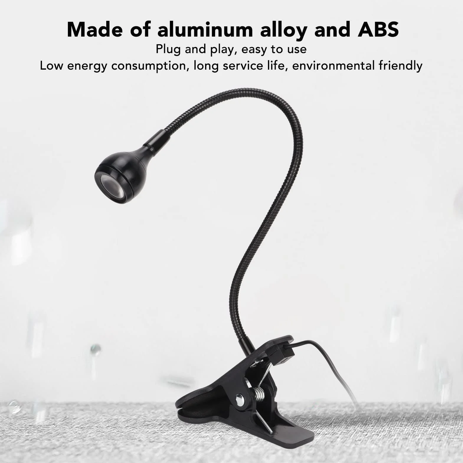 Lampa UV do Utwardzania Kleju, 395nm UV LED Black Light Oprawy z Gęsią Szyją, USB 3W LED Koralik Lampowy Ultrafioletowe Fioletowe światło, Lampa UV do Kleju do Naprawy Telefonu, żel UV do Paznokci