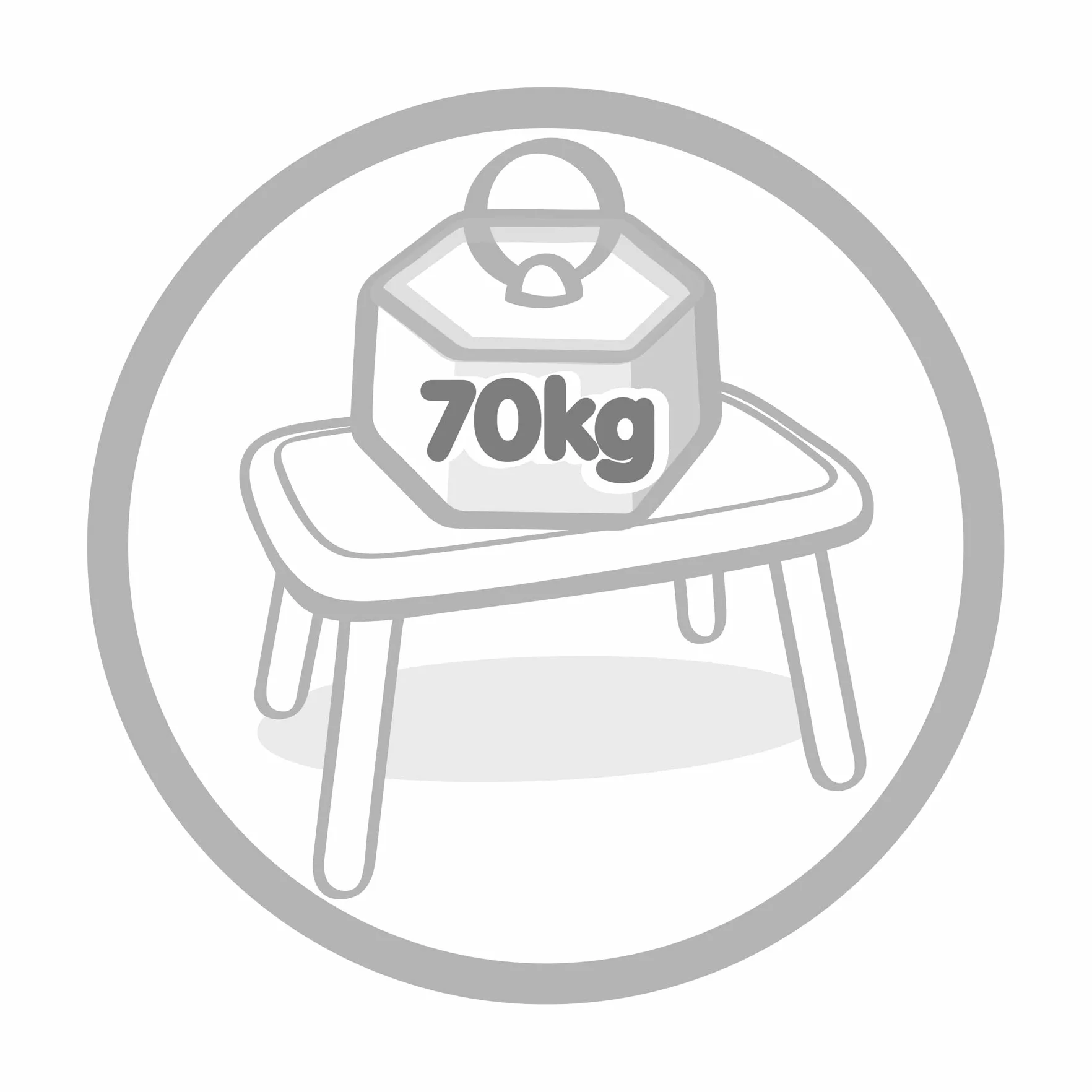 Smoby Plastikowy stół dziecięcy zielony blat beżowe nogi do wewnątrz i na zewnątrz