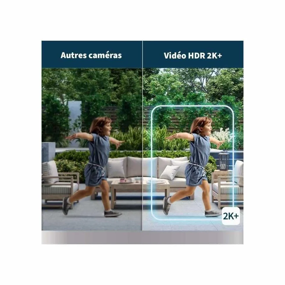 Arlo Zewnętrzna kamera bezpieczeństwa Pro 5 WLAN, 2K UHD, zestaw 2 szt., biały, ulepszone widzenie w nocy, kąt widzenia 160°, dźwięk dwukierunkowy, z wersją próbną bezpiecznego planu