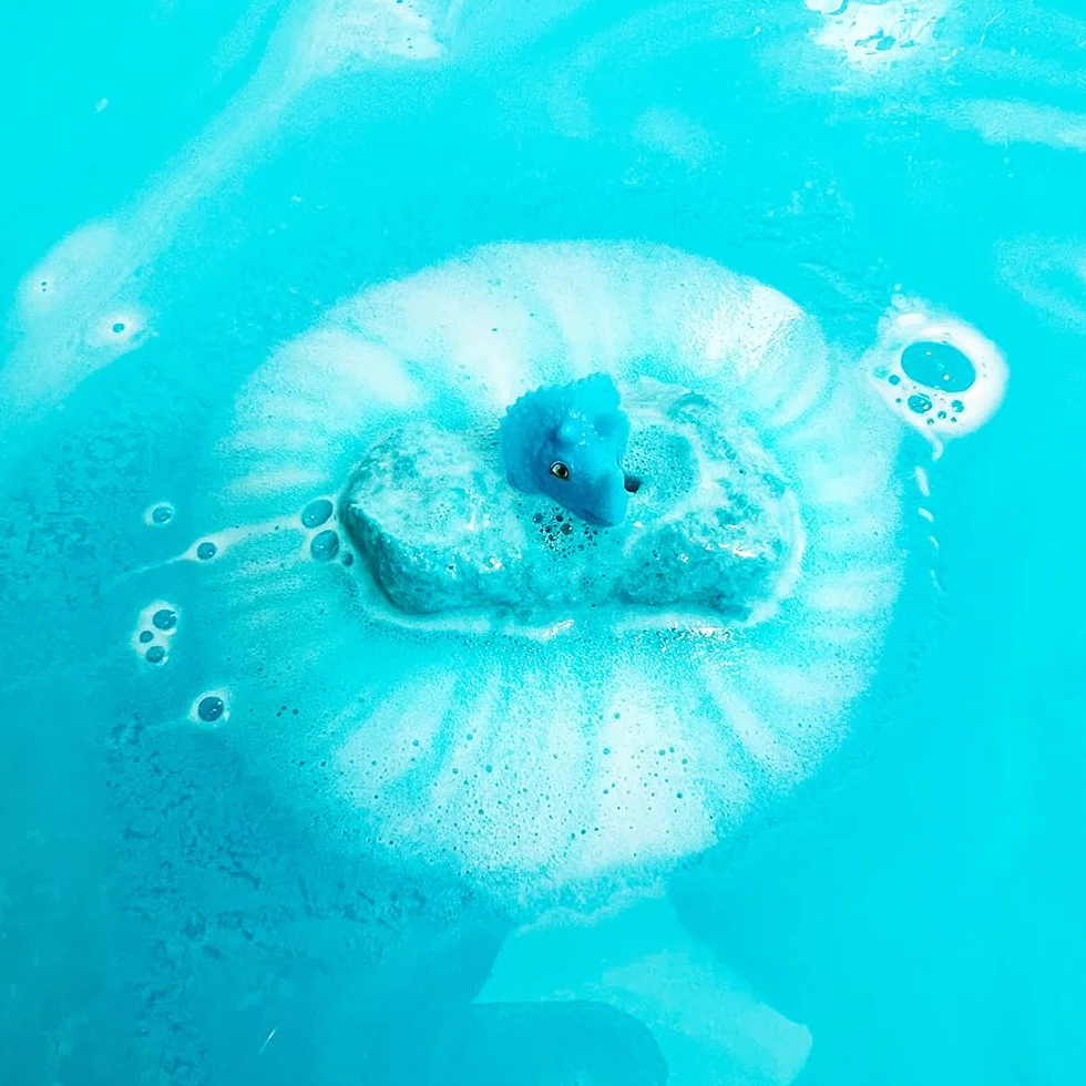 ZIMPLI Large Dino Surprise Bath Bomb 1 z 6 zabawek dinozaurów do zebrania zabawka w kuli dla chłopców i dziewczynek prezenty dla dzieci 3+