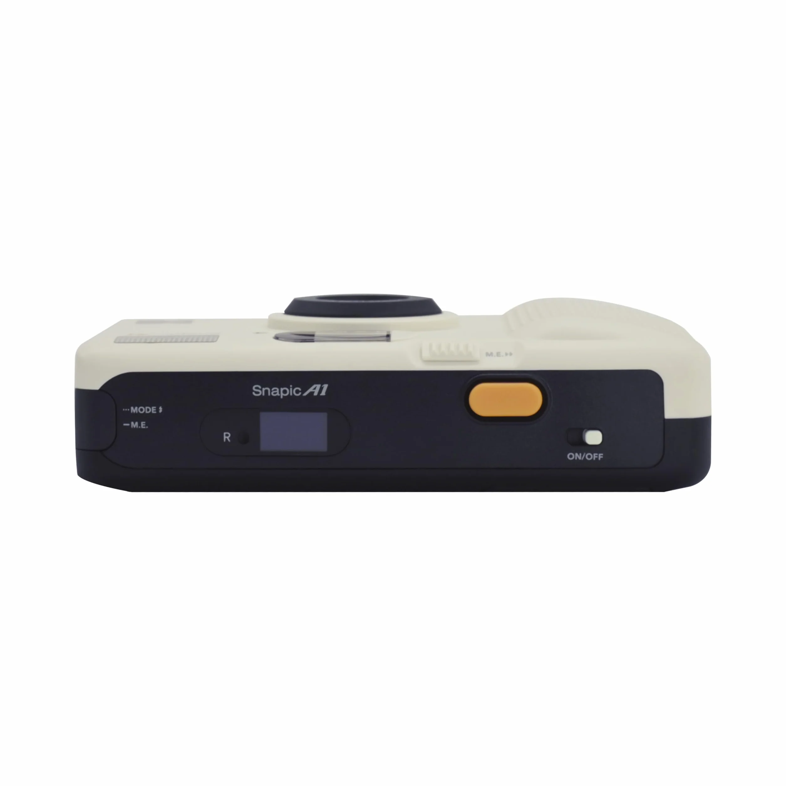 KODAK Snapic Kamera filmowa A1 35 mm, 35 mm, wielokrotnego użytku, 2-strefowa ostrość, lekka, kompaktowa (kość słoniowa) (folia i bateria AAA nie są dołączone)