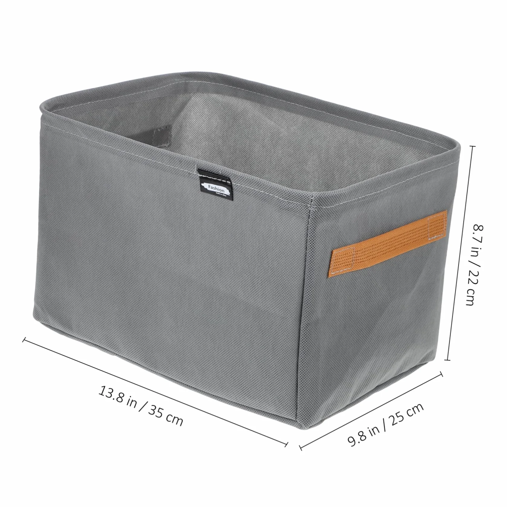 Zerodeko 3-częściowy Zestaw Organizerów Do Szafy 35x25x22cm Składane Pojemniki Materiałowe