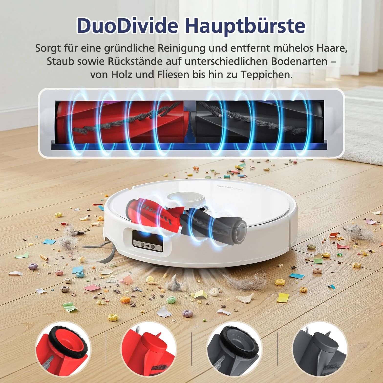 26 sztuk akcesoriów do Roborock Qrevo Curv/Qrevo Curv S5X / Qrevo/Qrevo Edge S5V robot odkurzający, 2 główne szczotki, 6 worków do kurzu, 6 podkładek do wycierania, 4 filtry, 6 szczotek bocznych, 1