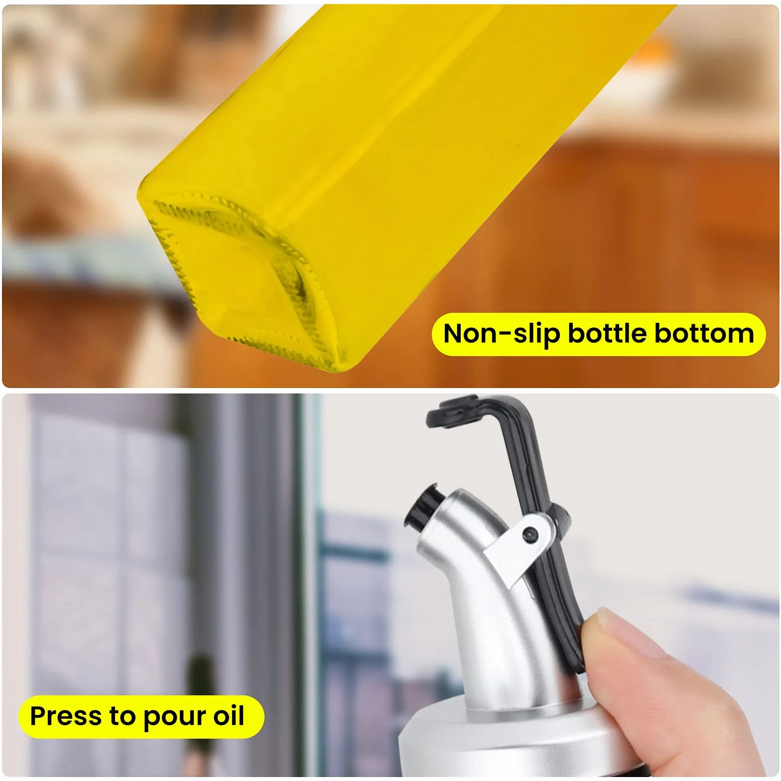 Dozownik oleju, butelka oliwy z oliwek 200 ml*2 szt. Dozownik octu i oleju do kuchni, grillowania, sałatek z makaronu i gotowania