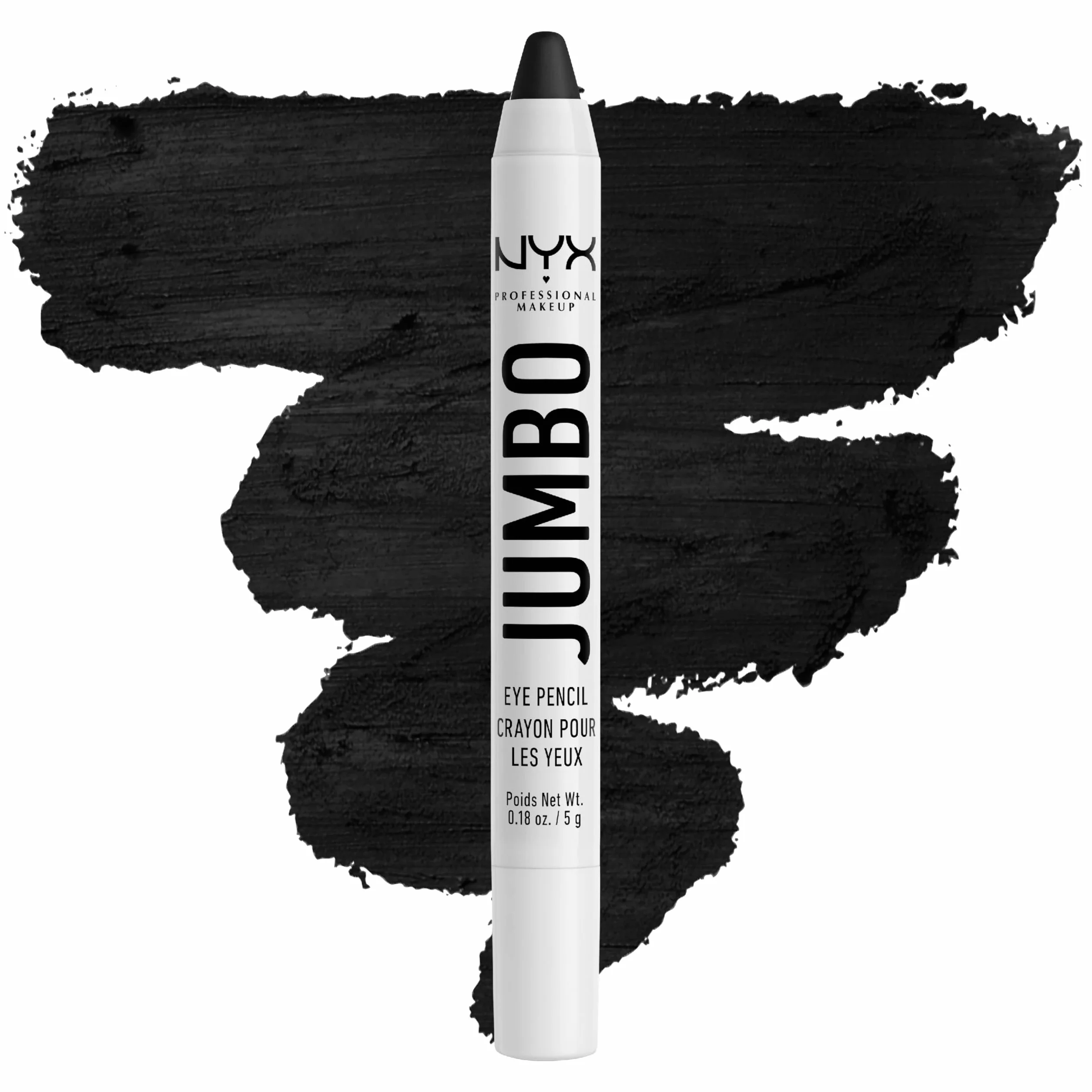 NYX Professional Makeup Kredka do oczu Jumbo cieniowana czarna fasola