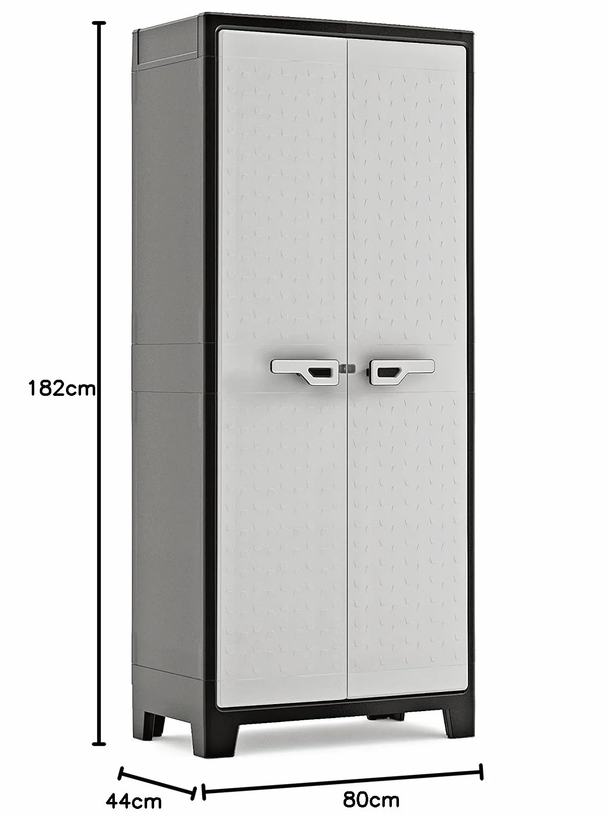 Kis Titan Szafa Tworzywo Sztuczne Szary 44 x 80 x 182 cm