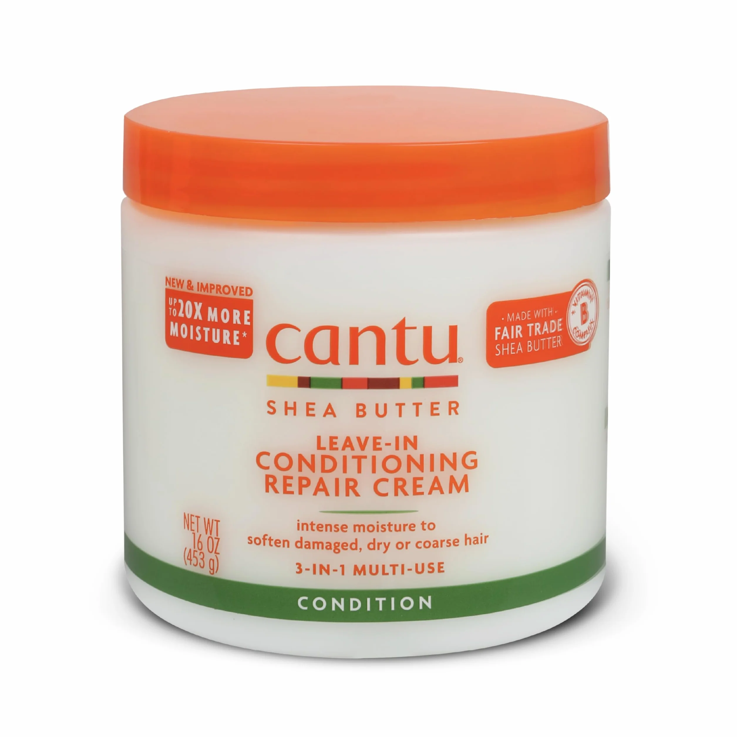 Cantu Shea Butter Odżywka bez Spłukiwania w Kremie, 453 g