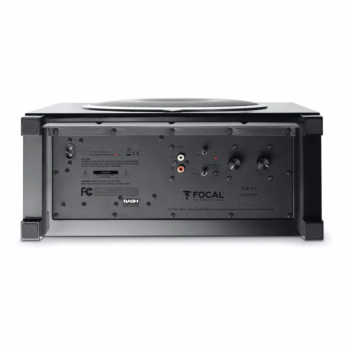 Focal Sub Air Active subwoofer Czarny - subwoofery/subwoofery (aktywny subwoofer, 40-200 Hz, 150 W, 21 cm, 20,3 cm (8"), 1 W)