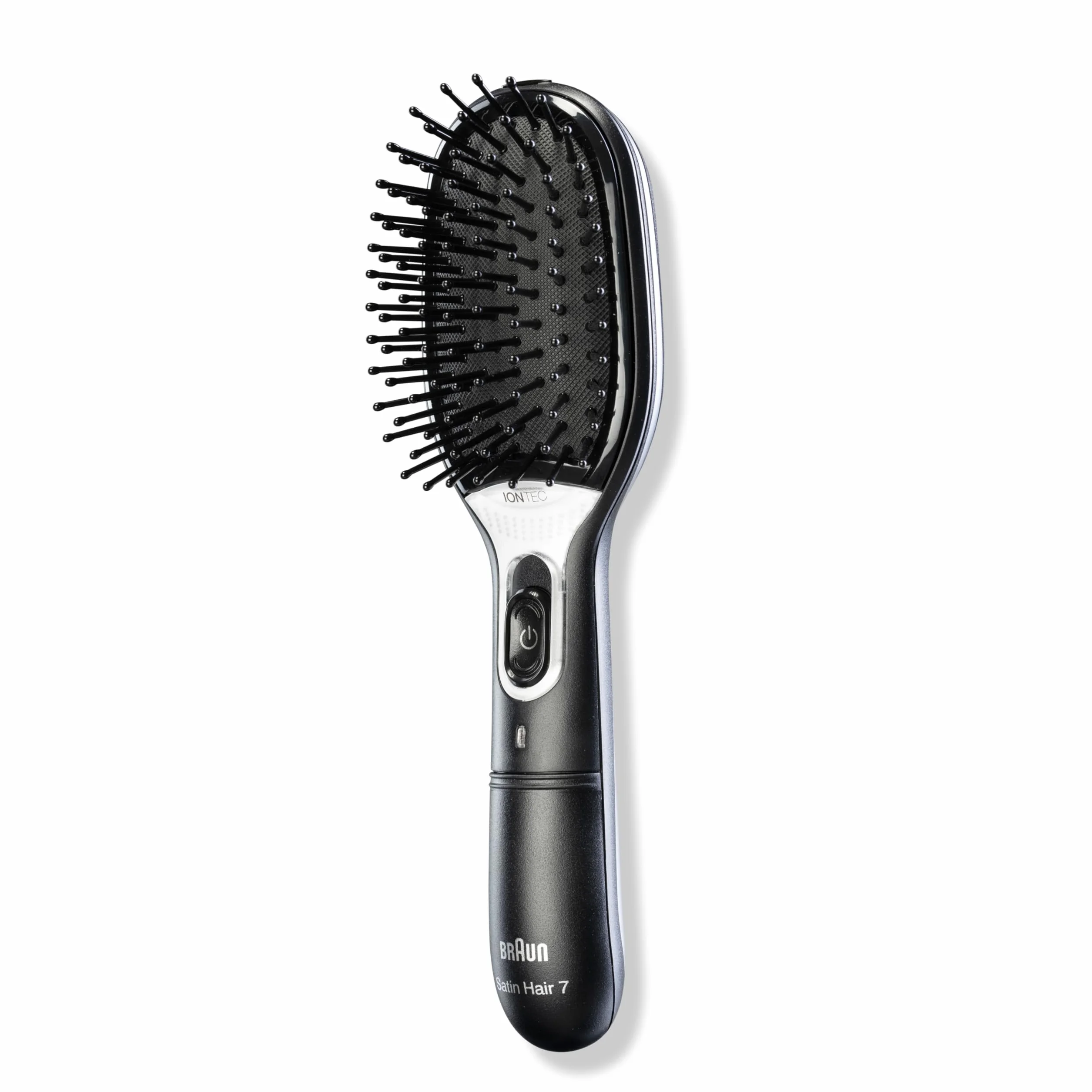 Braun Satin Hair 7 IONTEC szczotka do włosów, szczotka do włosów z technologią jonizującą dla zwiększenia połysku, BR710, czarna