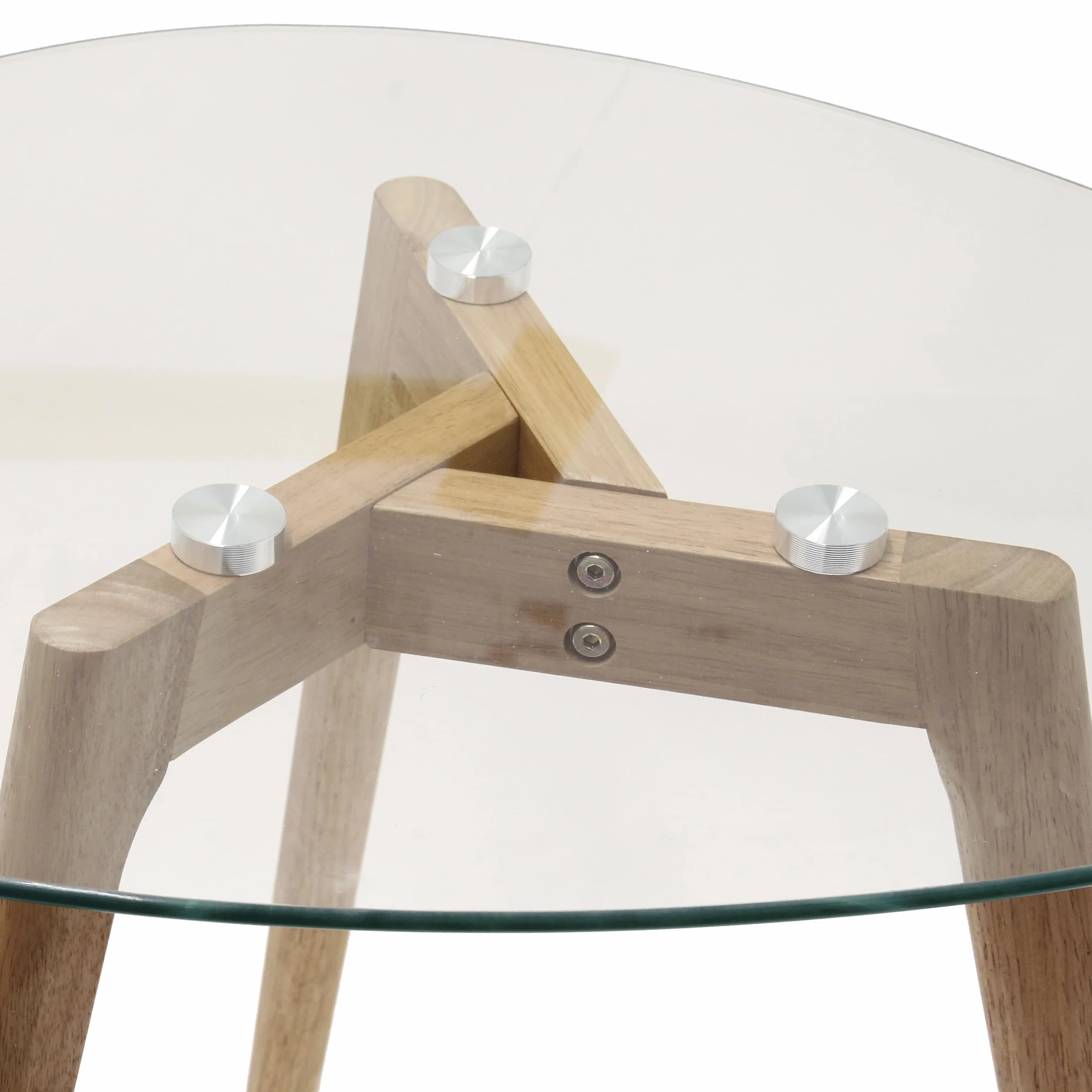 THE HOME DECO FACTORY Mesas Nido de Madera 2 sztuki 60 x 45 x 43 cm