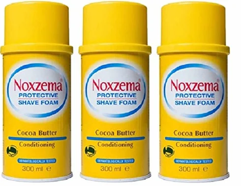 Noxzema Pianka do golenia z masłem kakaowym 300 ml (3 sztuki)