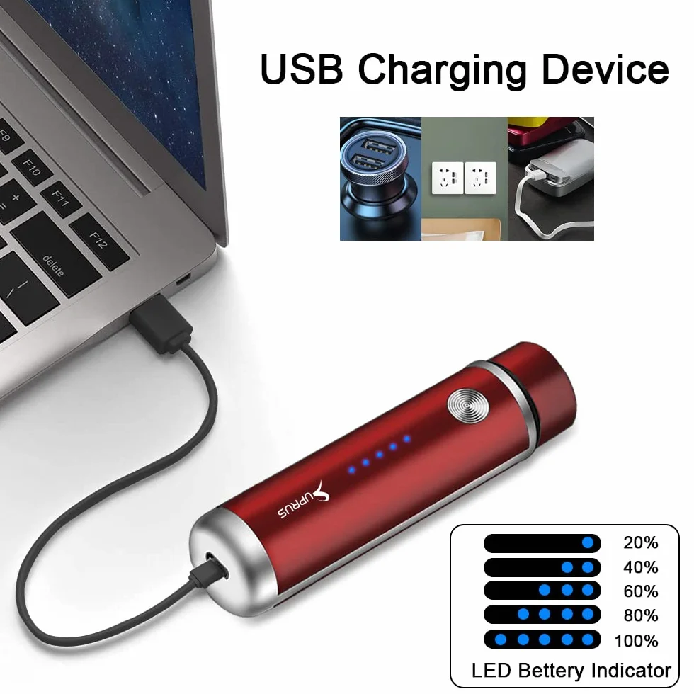 SUPRUS Damska golarka elektryczna z możliwością ponownego ładowania przez USB, do twarzy, brody, wąsów, ramion, nóg, pach, bikini, wskaźnik baterii, bezprzewodowa, czerwona
